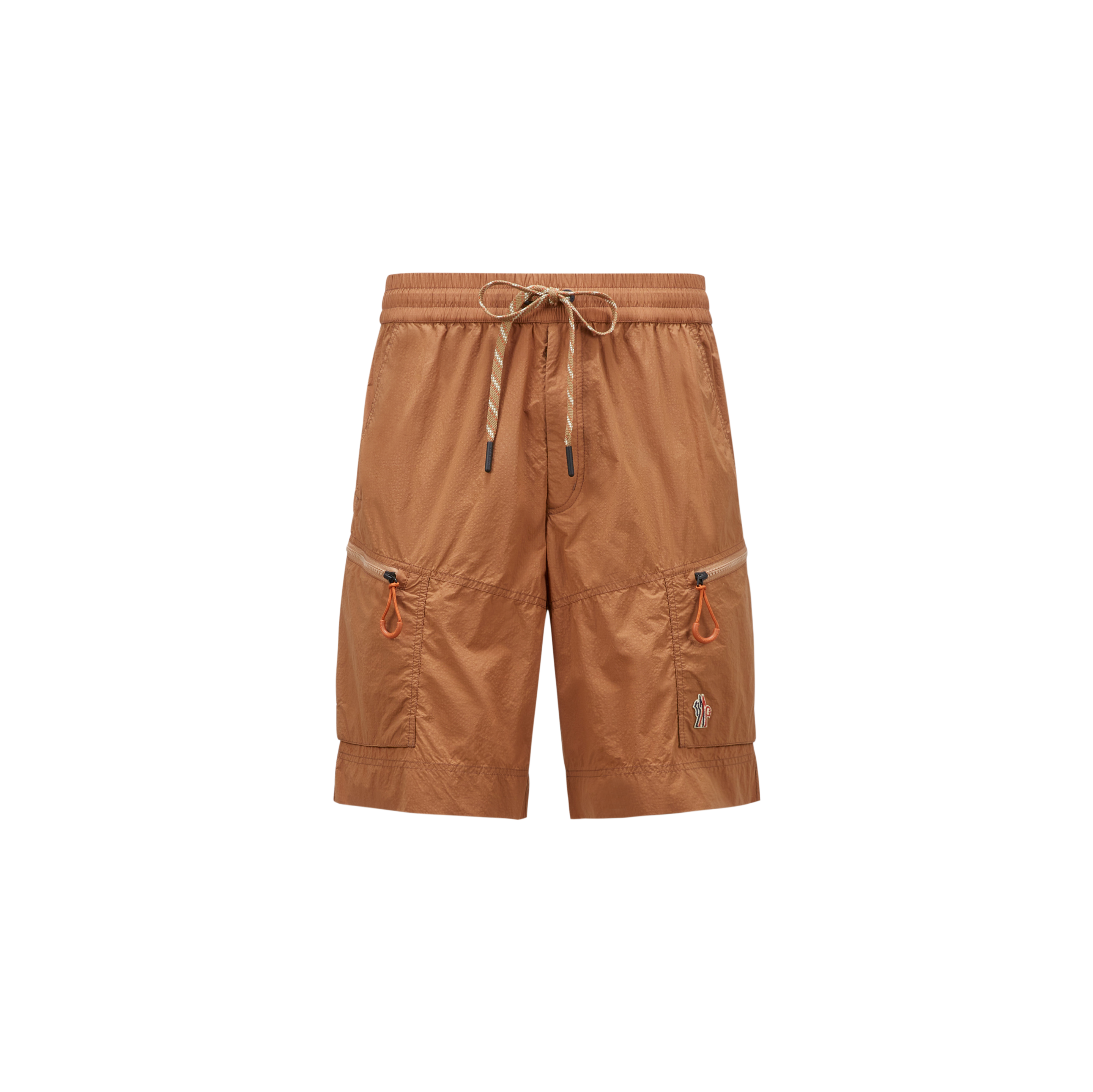 Moncler Short En Ripstop In Brown