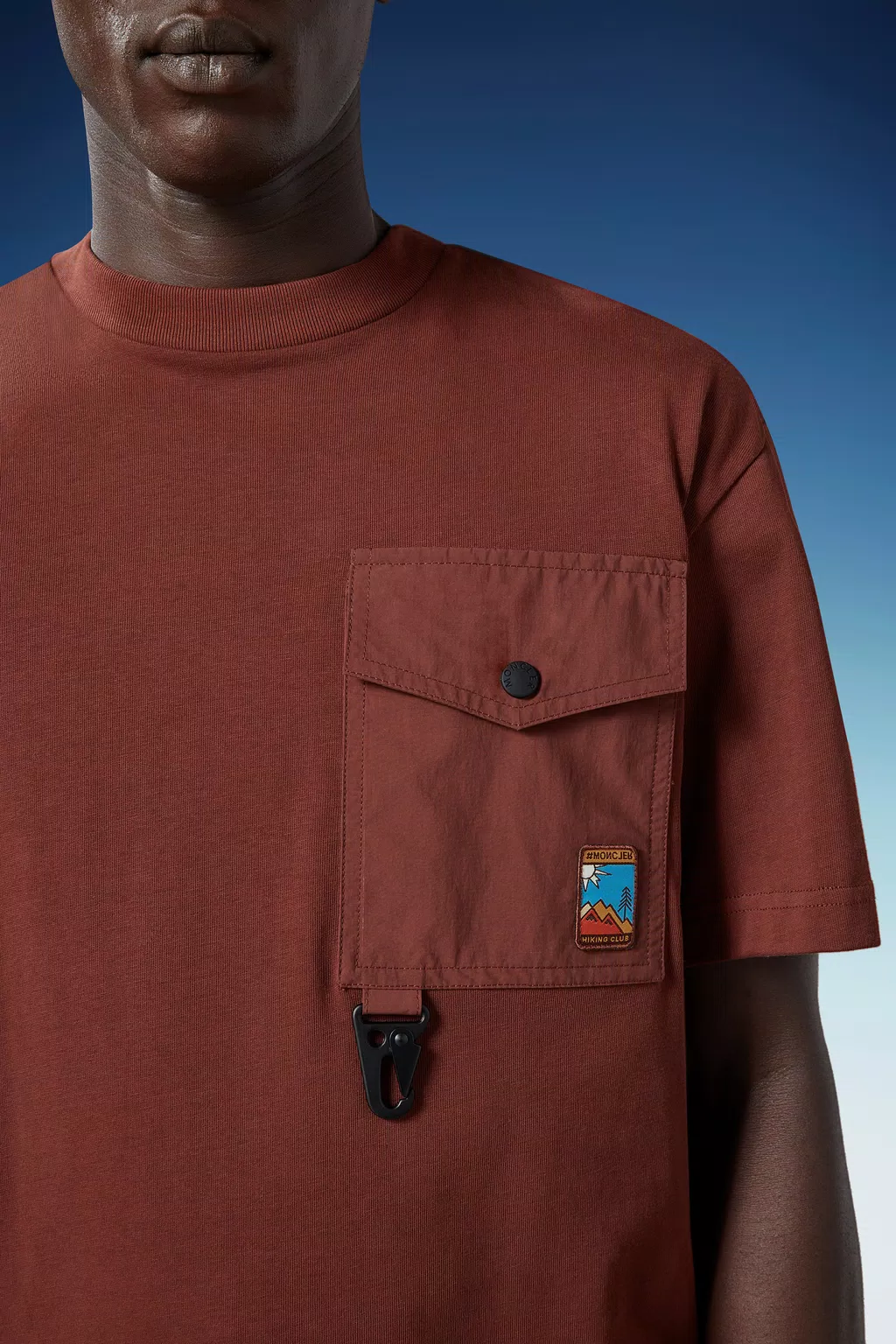 Red T-Shirt With Pocket - Polos & T-shirts for Men | Moncler IE