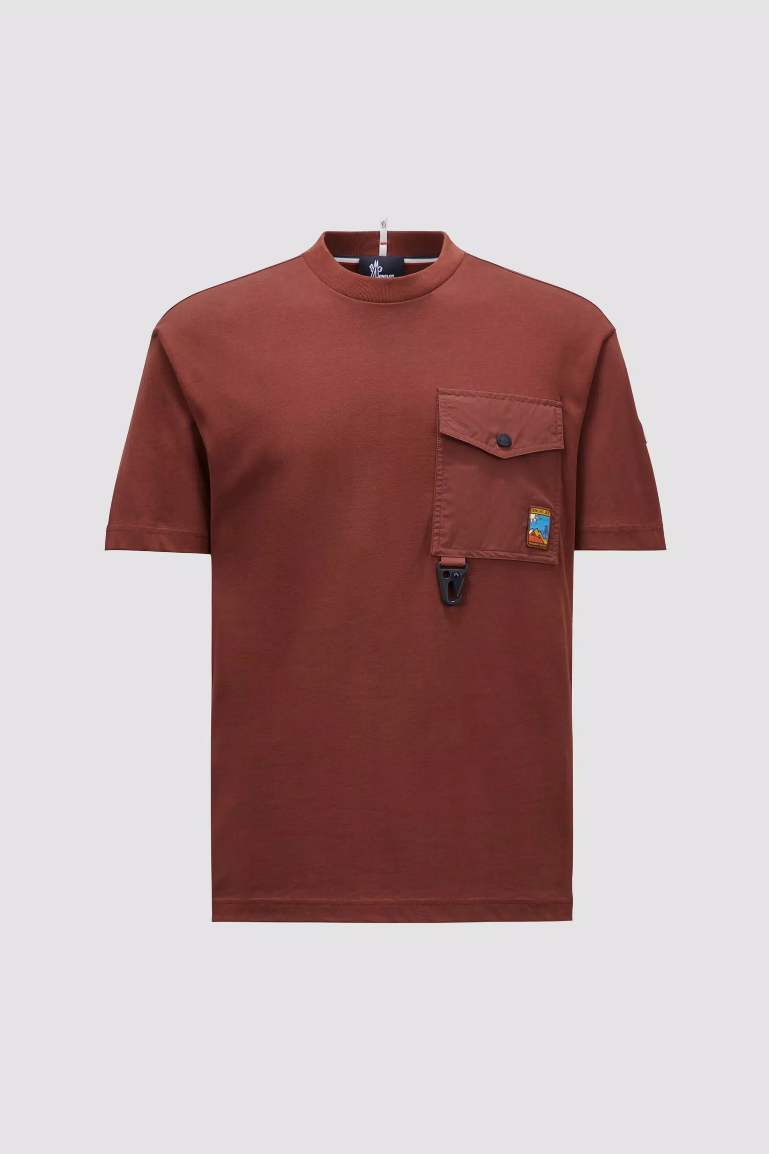 Red T-Shirt With Pocket - Polos & T-shirts for Men | Moncler LT
