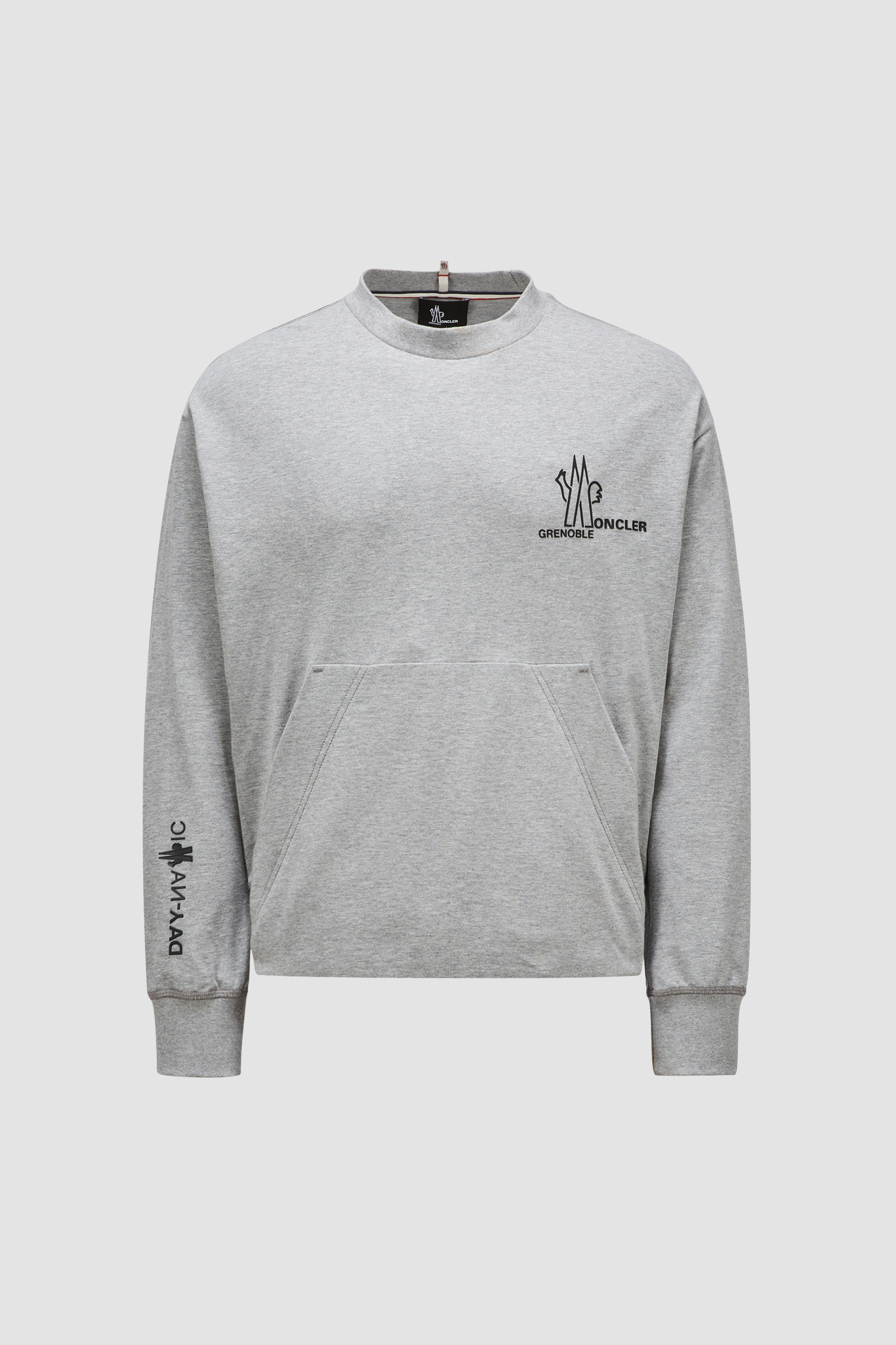 Moncler grey outlet sweatshirt