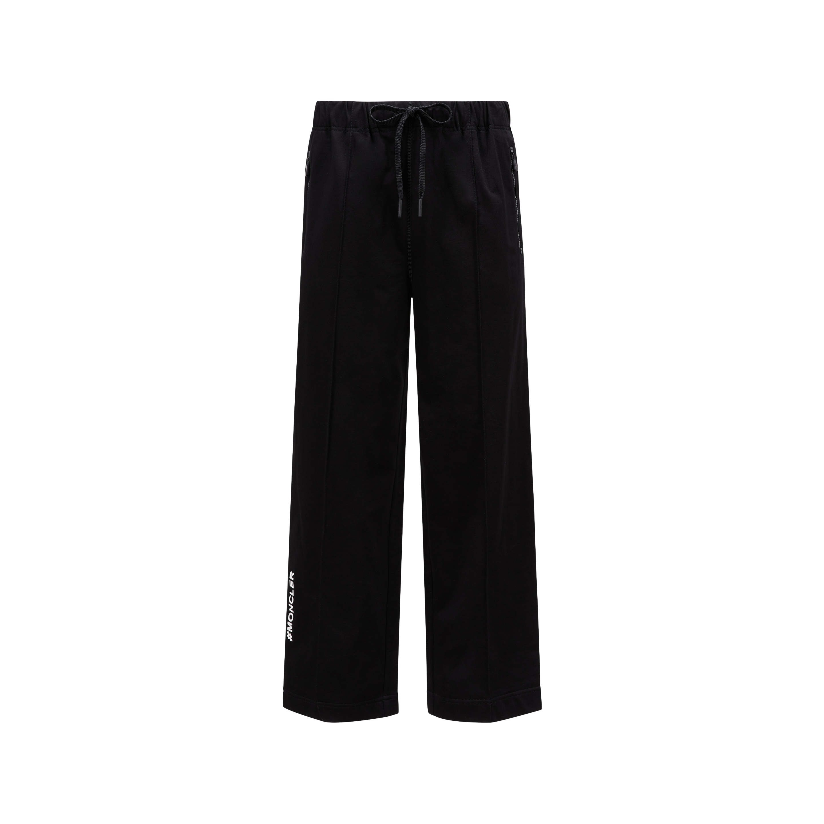 Moncler Logo Sweatpants Black In Noir