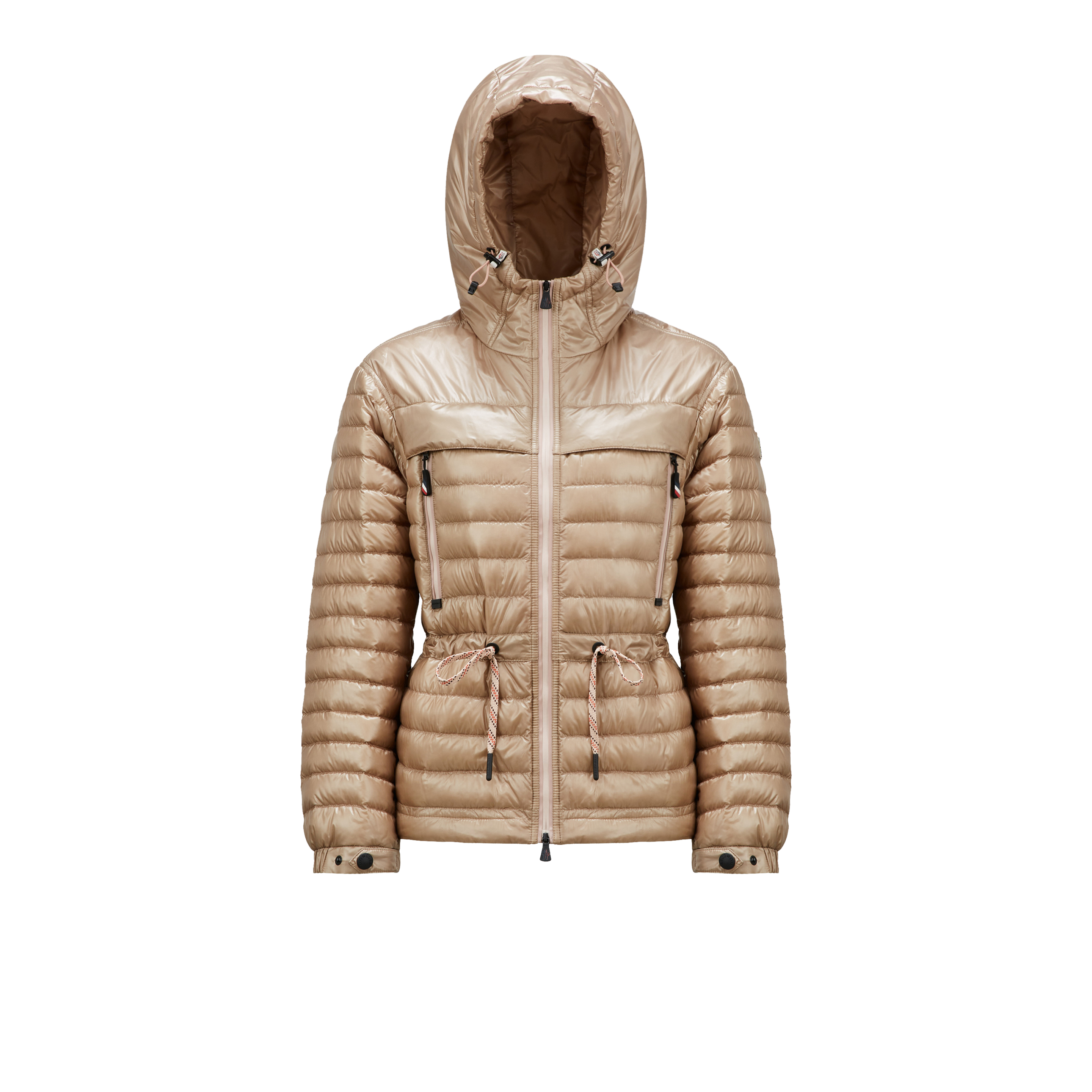 Moncler Doudoune Courte Eibing In Brown