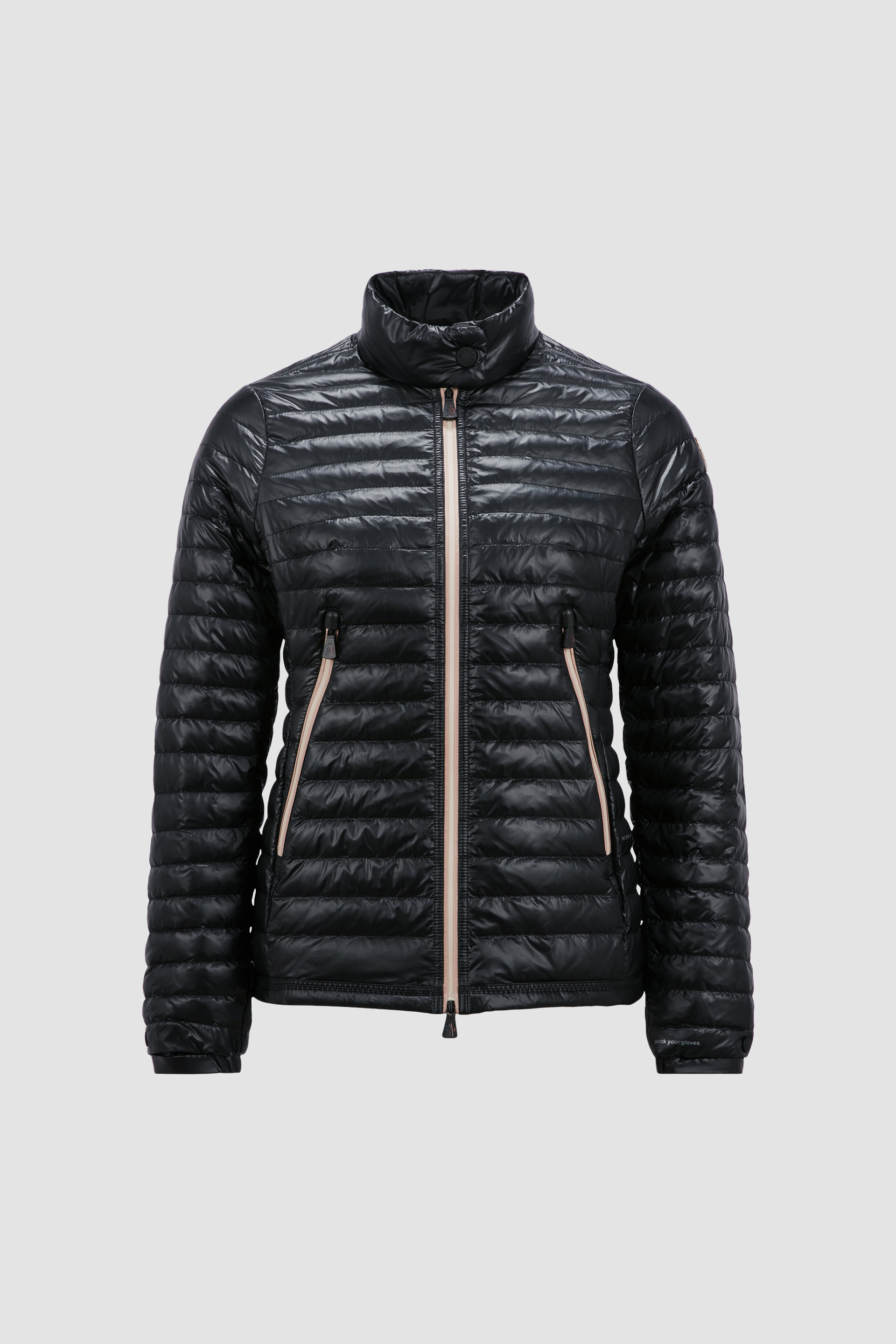 Black Pontaix Short Down Jacket - Short Down Jackets for Women 