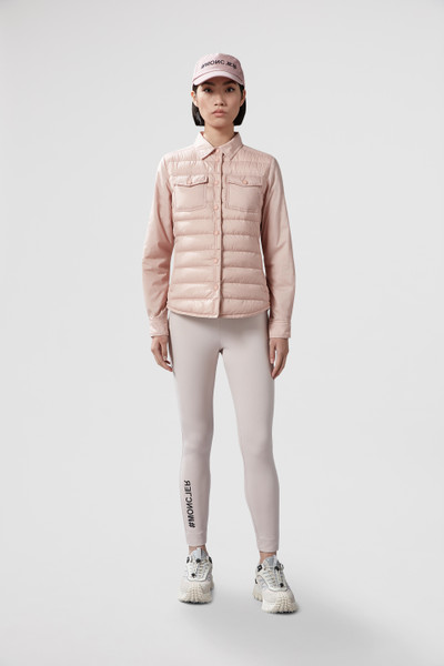 Light Pink Averau Down Shacket - Short Down Jackets for Women | Moncler US