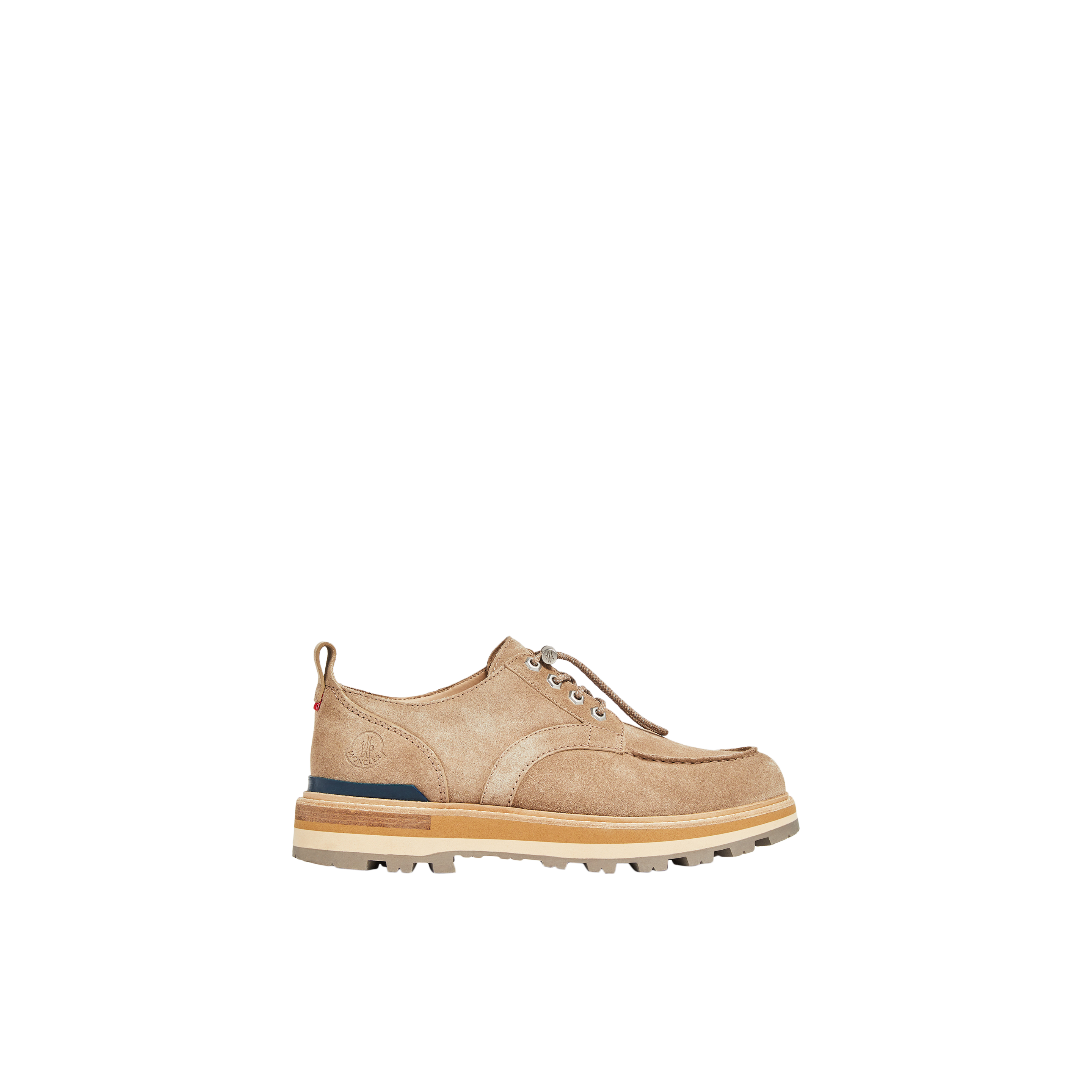 Moncler Collection Derbies Peka City In Brown