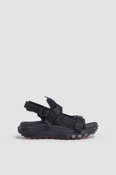 Black Trailgrip Vela Sandals - Sandals & Sliders for Men | Moncler US