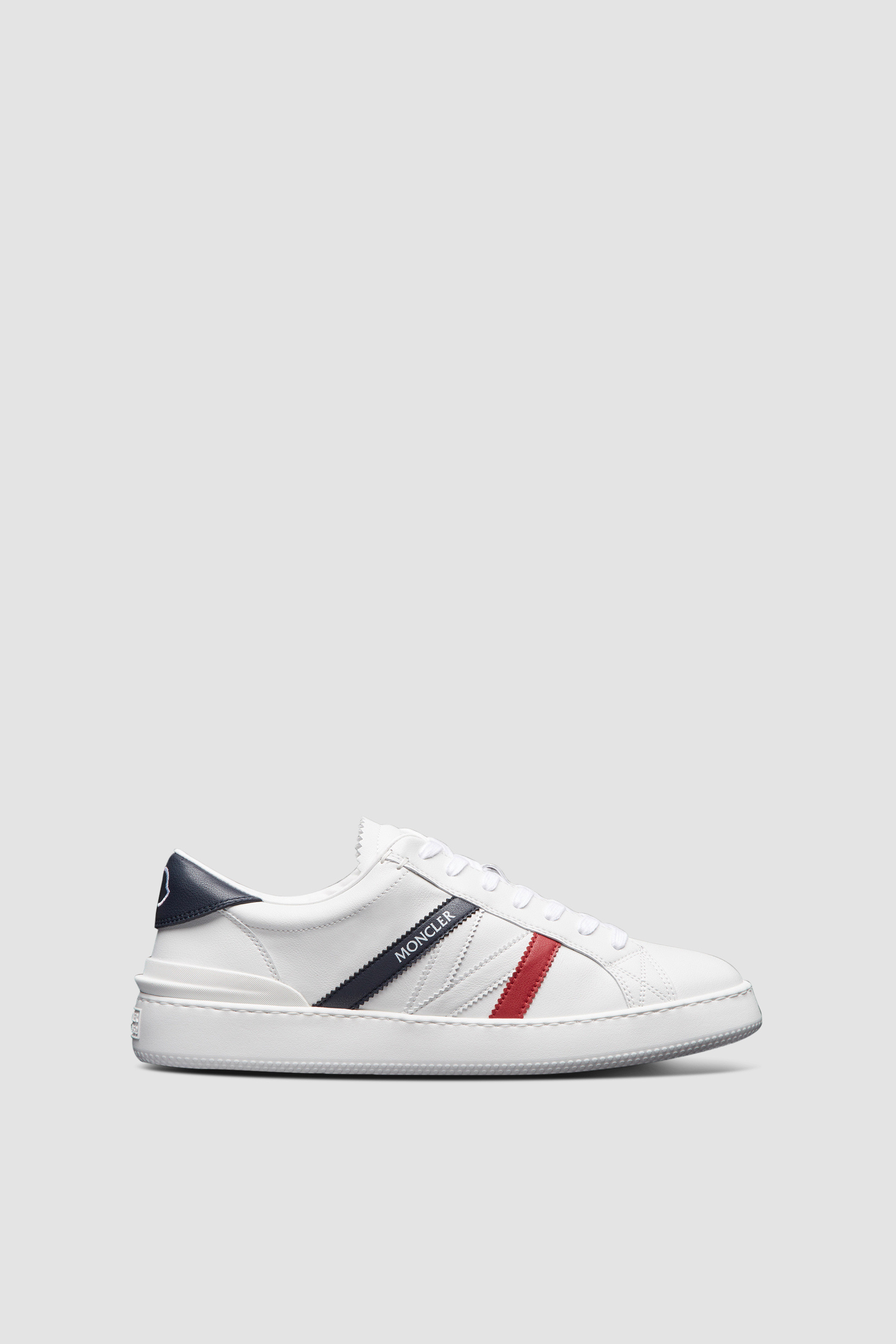 Blue & White & Red Monaco M Sneakers - Sneakers for Men | Moncler US