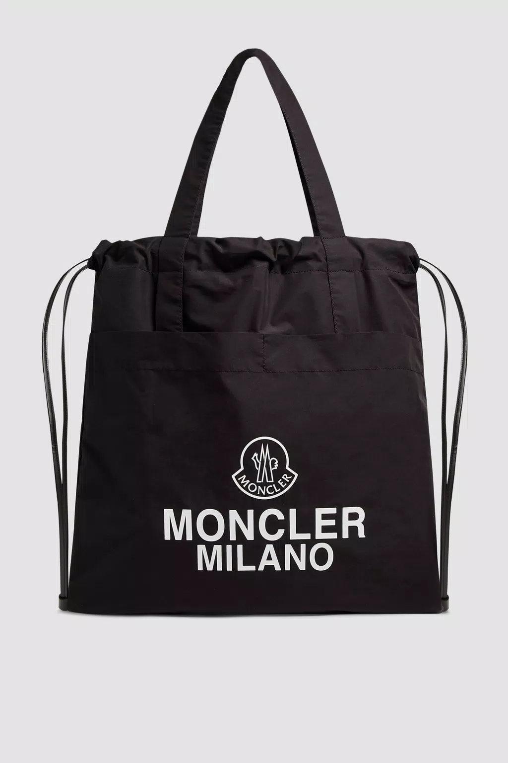 AQ Drawstring Tote Bag Men Black Moncler 1