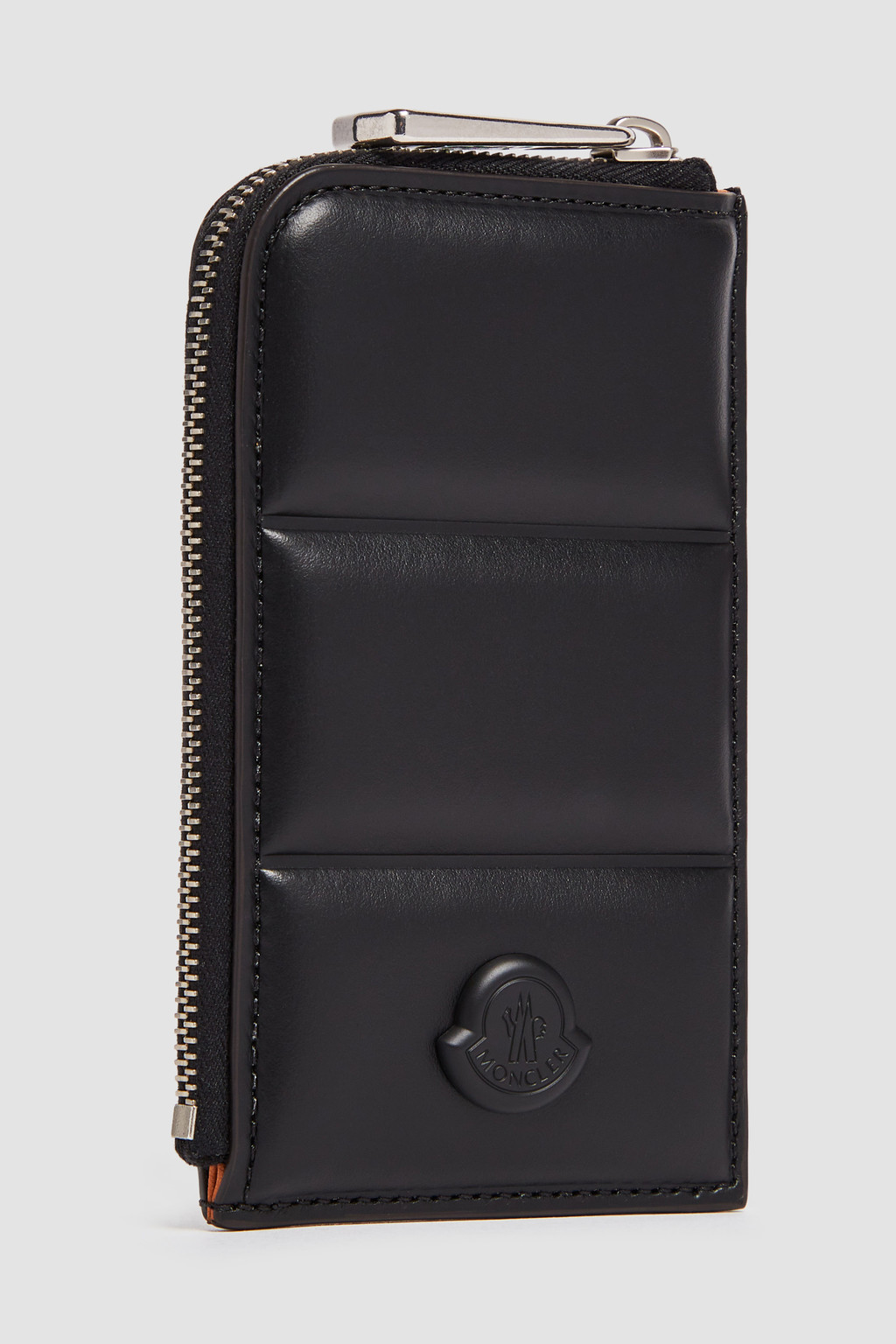 Black Quilted Leather Card Holder Bags & Small Accessories for Men