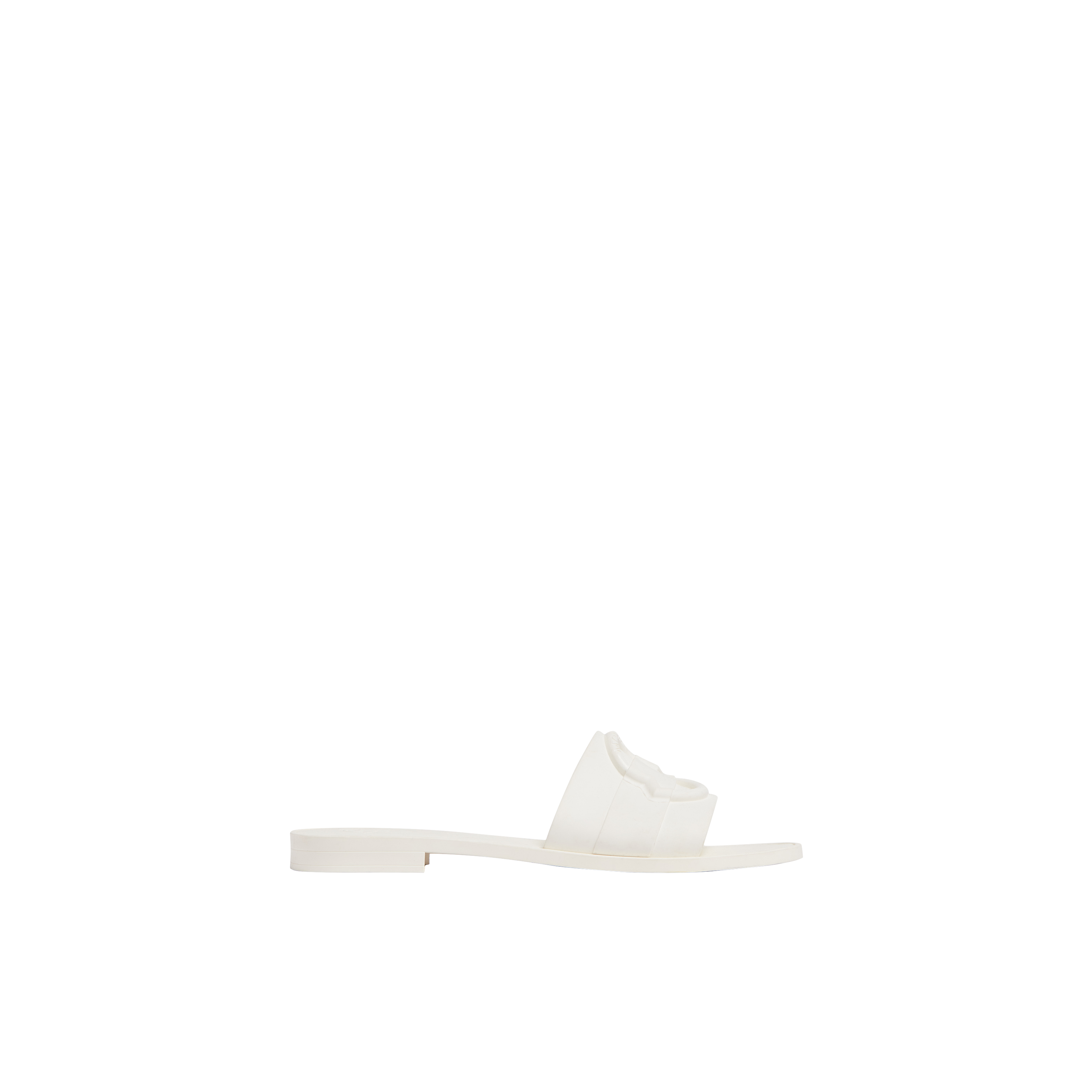 Moncler Collection Mon Slides White