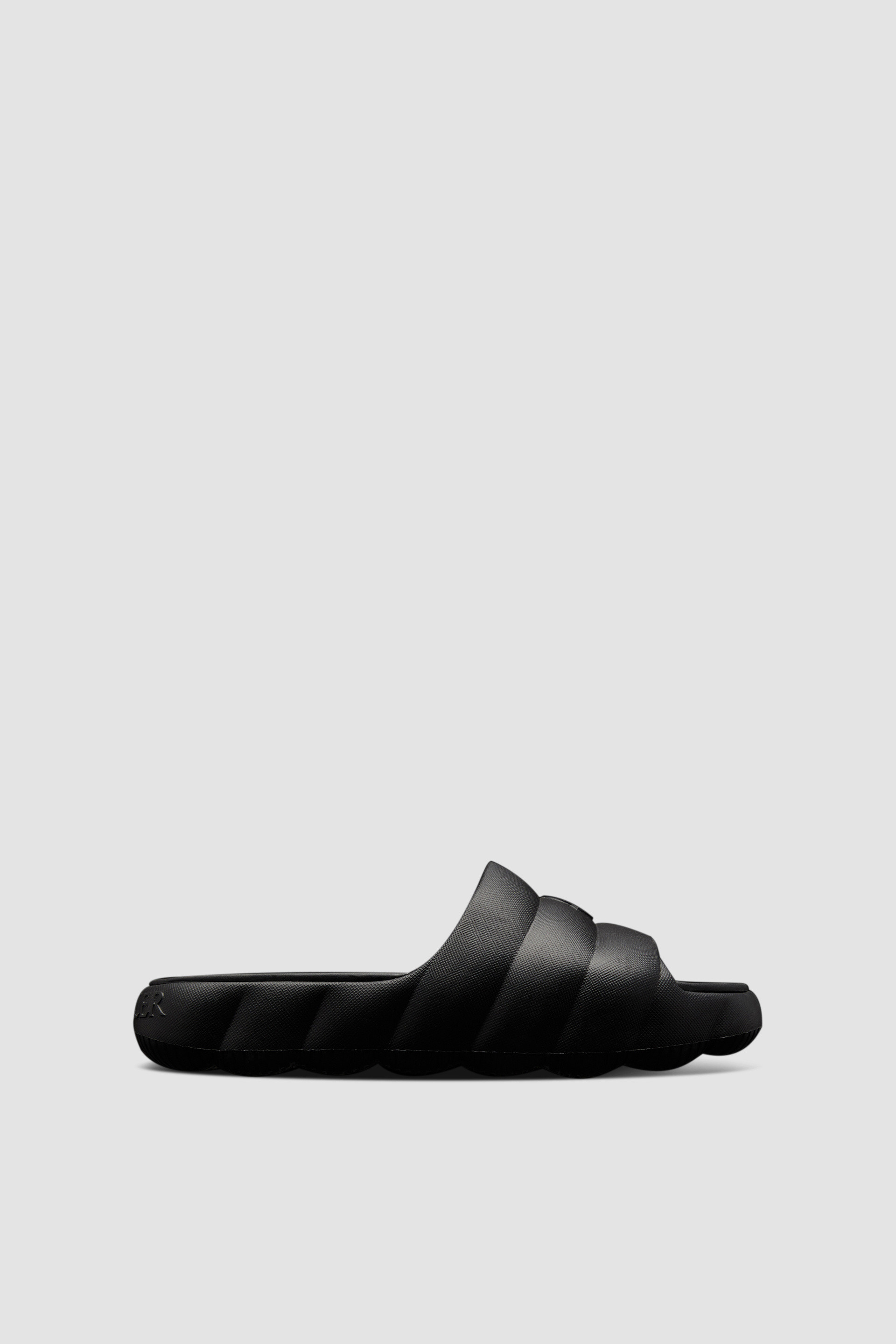 Black Lilo Slides - Sandals & Sliders for Women | Moncler US