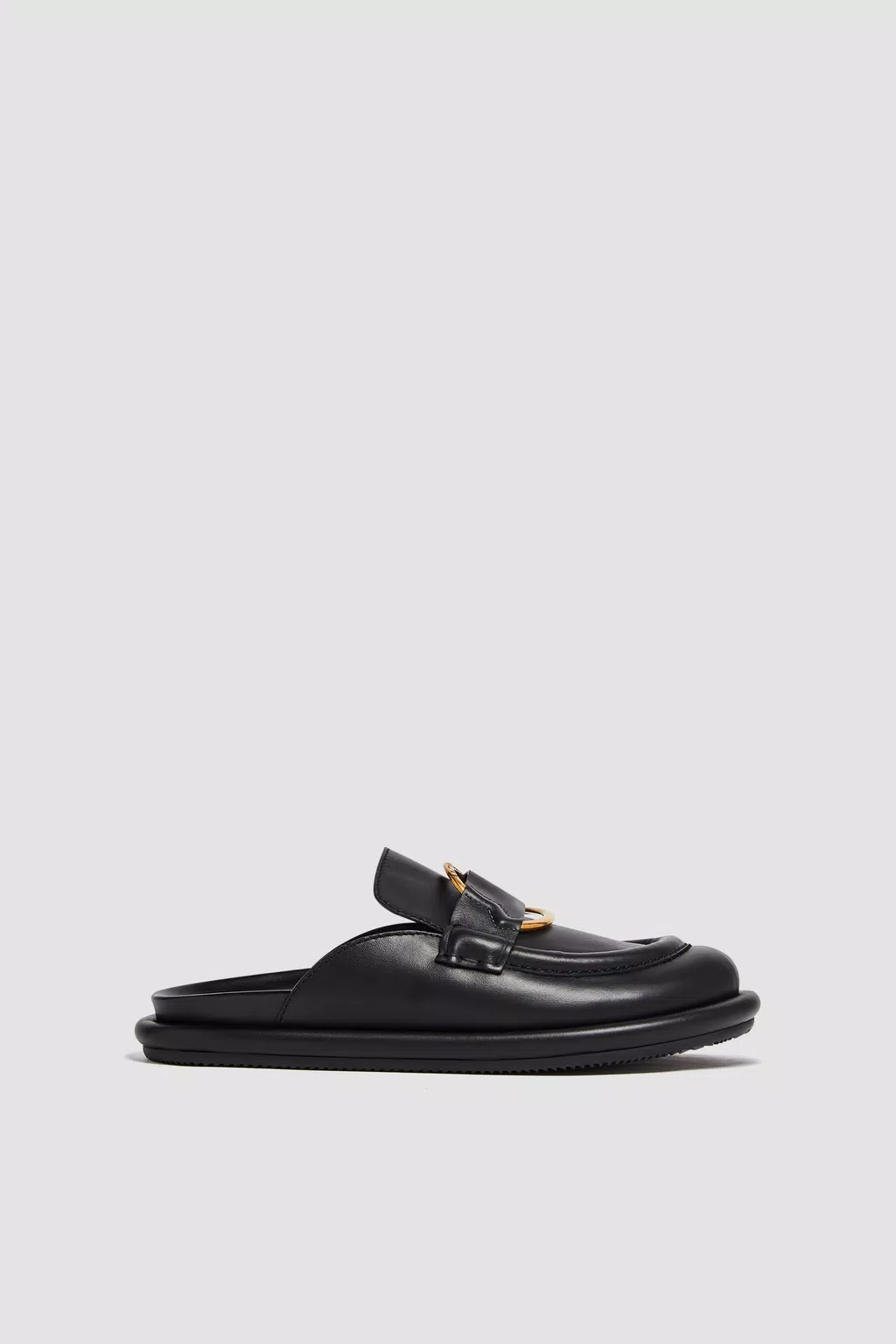 Zuecos De Piel Euro-Dan Para Hombre - Negro, Suela Plana, Cómodos Y Sin Cordones, Ideal Para Uso Diario