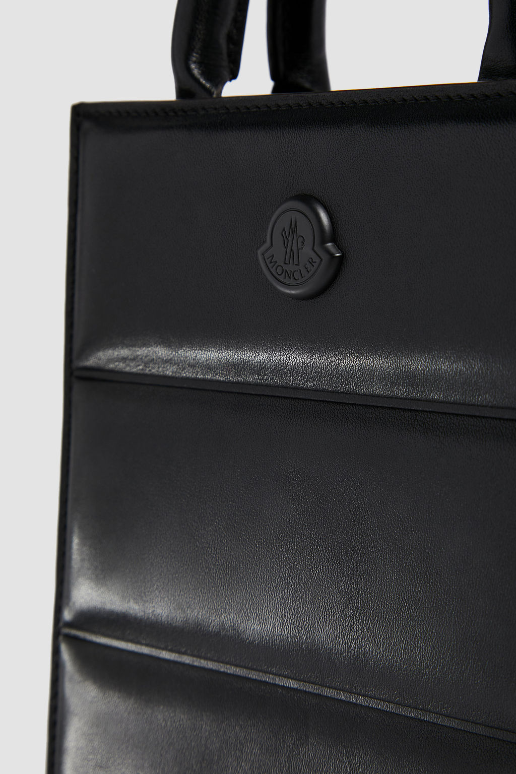 Mini-cabas Doudoune en cuir Noir - Sacs et Petits accessoires Femme | Moncler FR