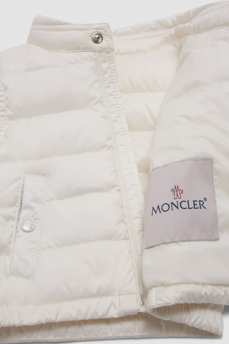 Moncler Enfant Baby Boys Down Padded New Amaury Gilet in Ivory