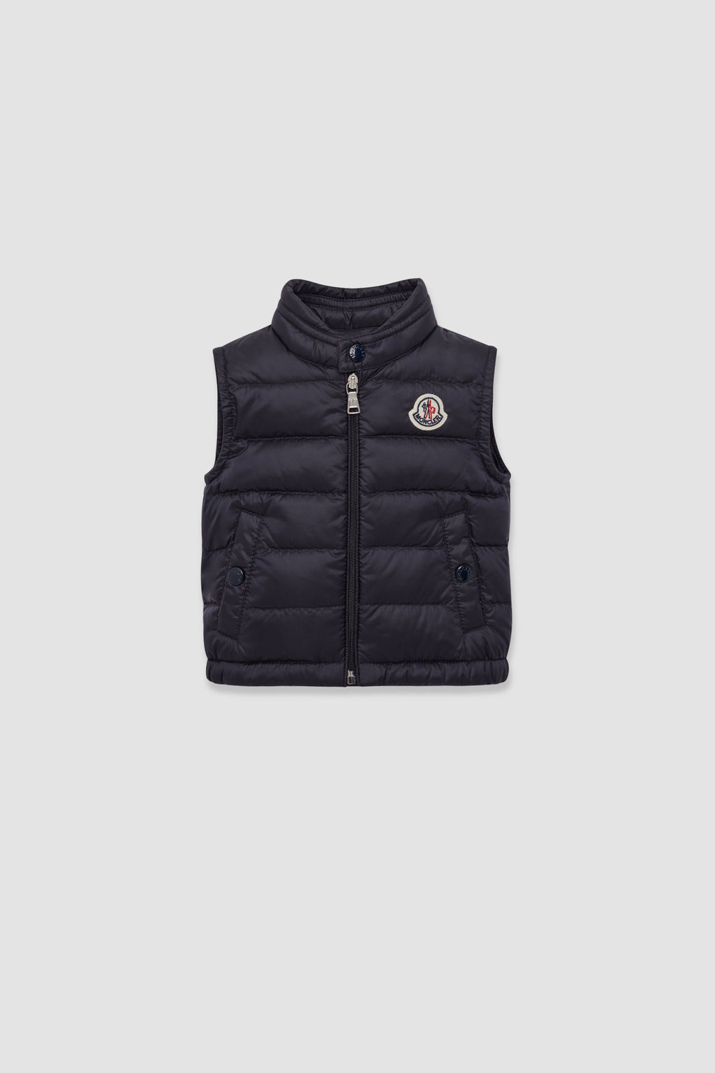 Moncler New Amaury Baby Boys Bodywarmer In Green main image 1