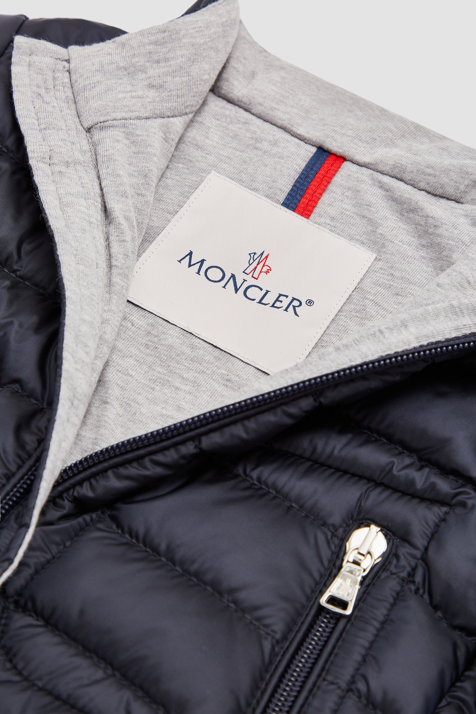 Moncler Lauros Kids Boys In Between Jacket Gray