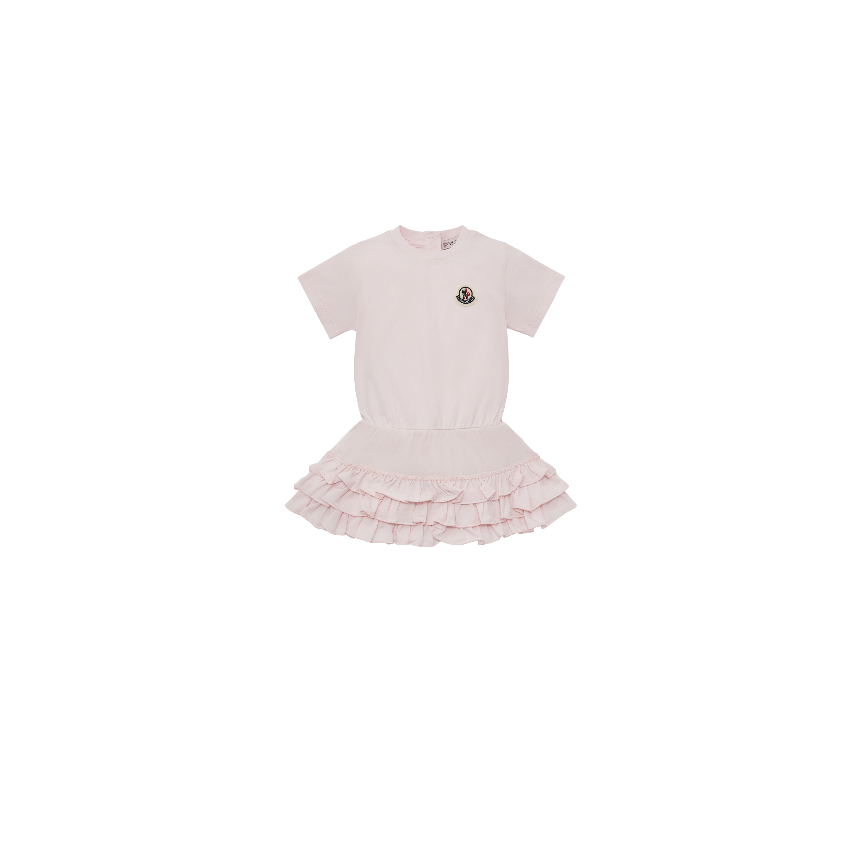 MONCLER ENFANT Ruffled Dress, Pink, Size: 18/24M