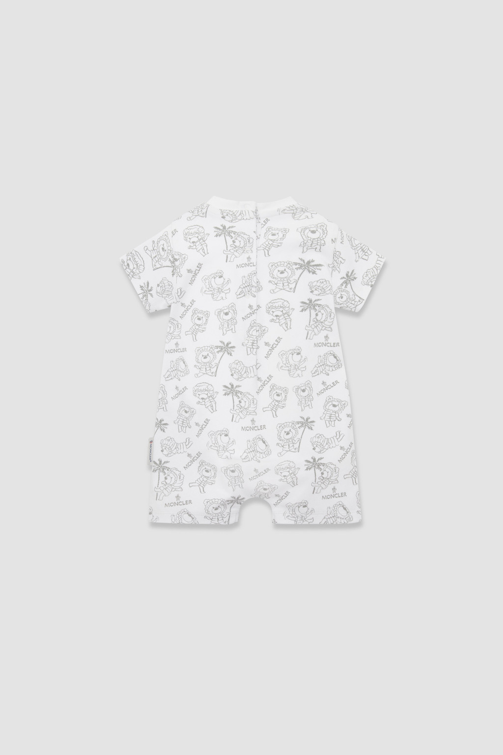 Moncler Baby Unisex Romper In Light Pink 1 main image 1