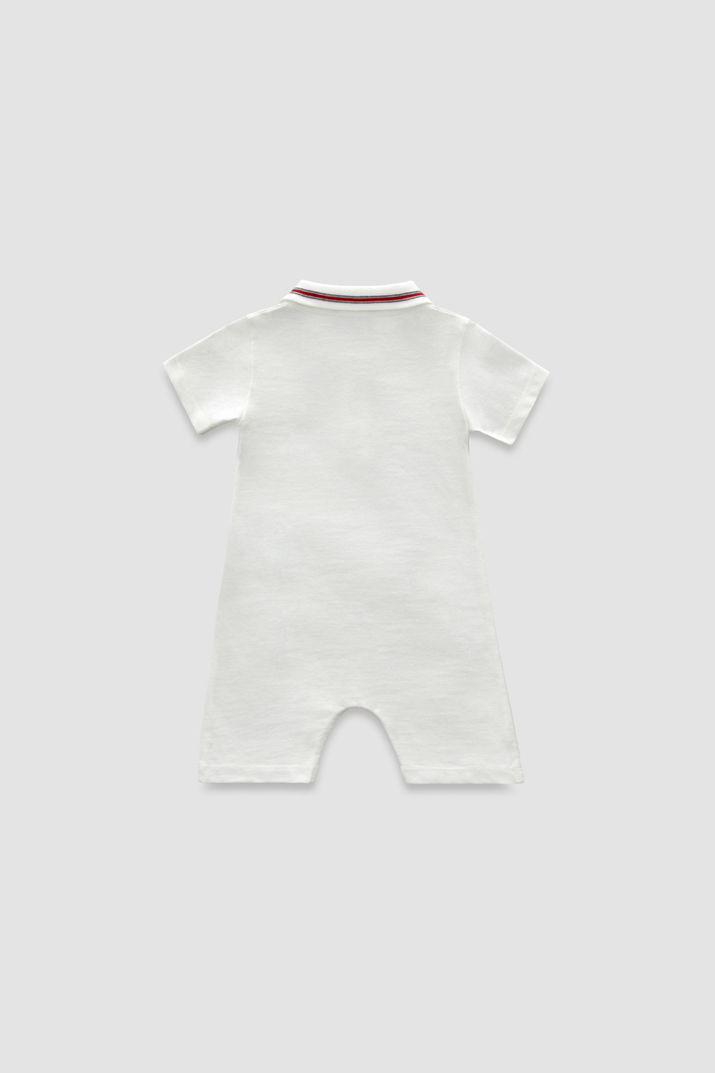 White Logo Patch Baby Romper - Clothing for Children | Moncler IT