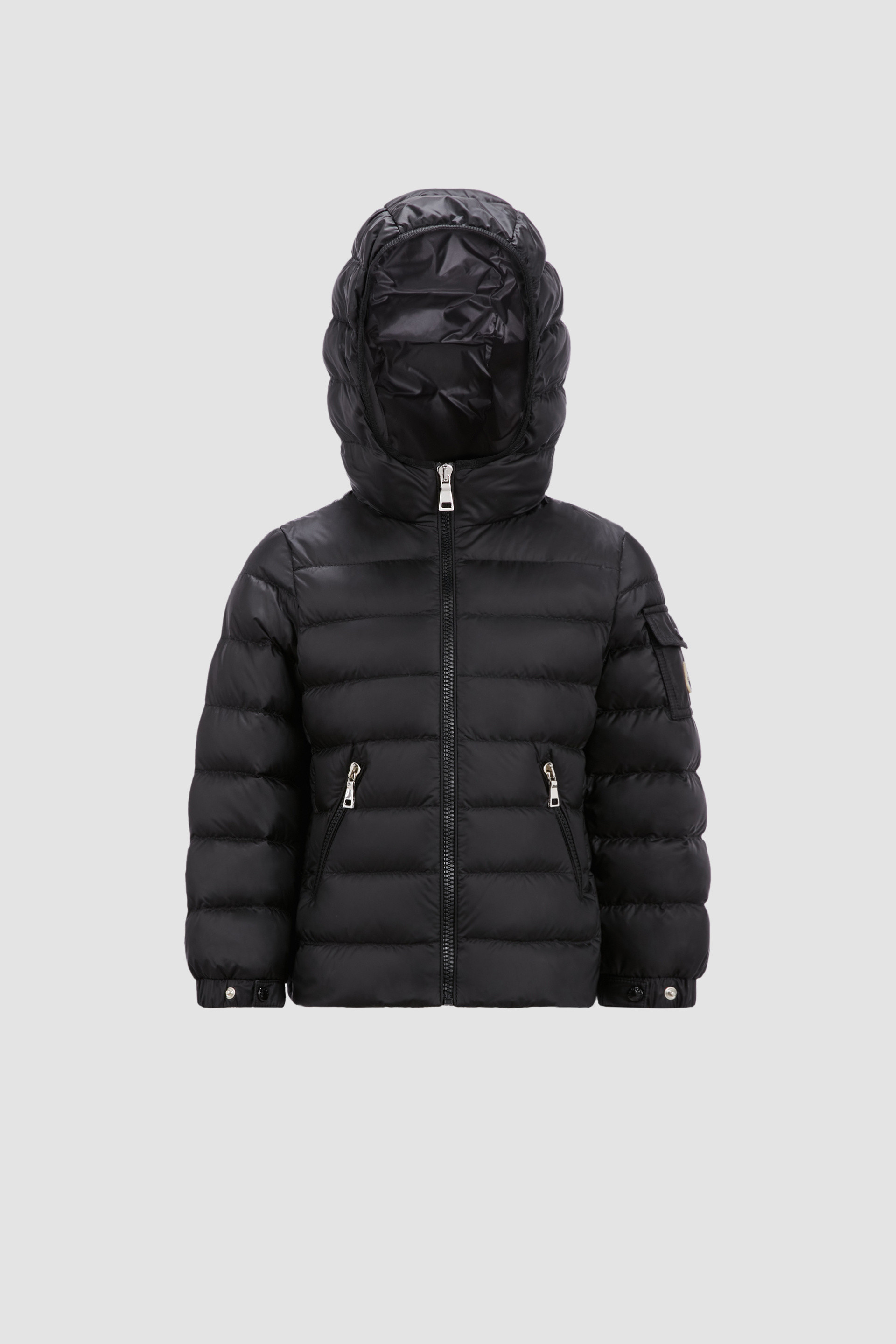 Girls black shop moncler jacket