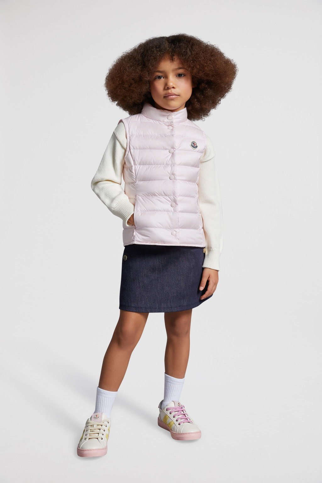 Girls store moncler gillet