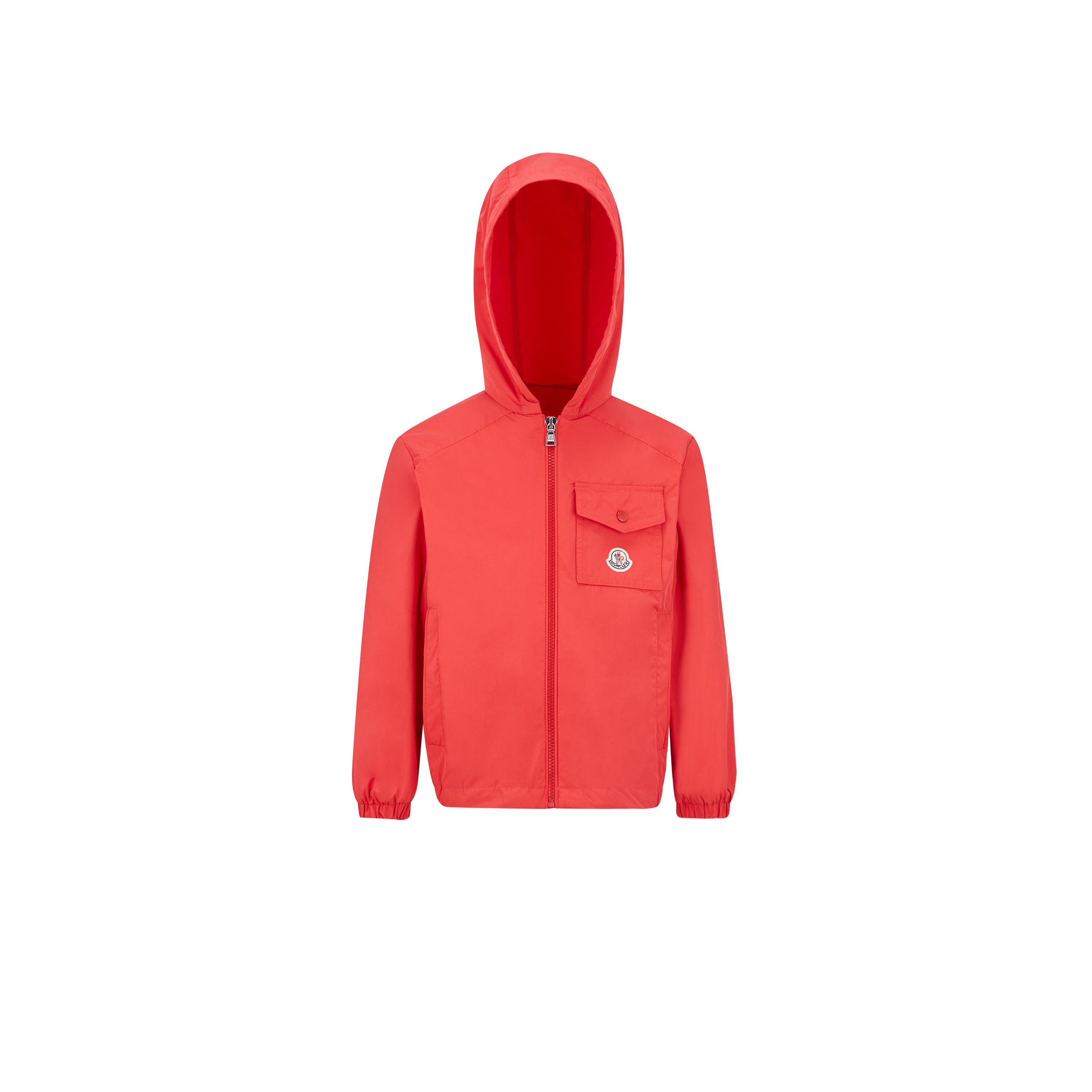Moncler Kids' Ebo Hooded Jacket Red