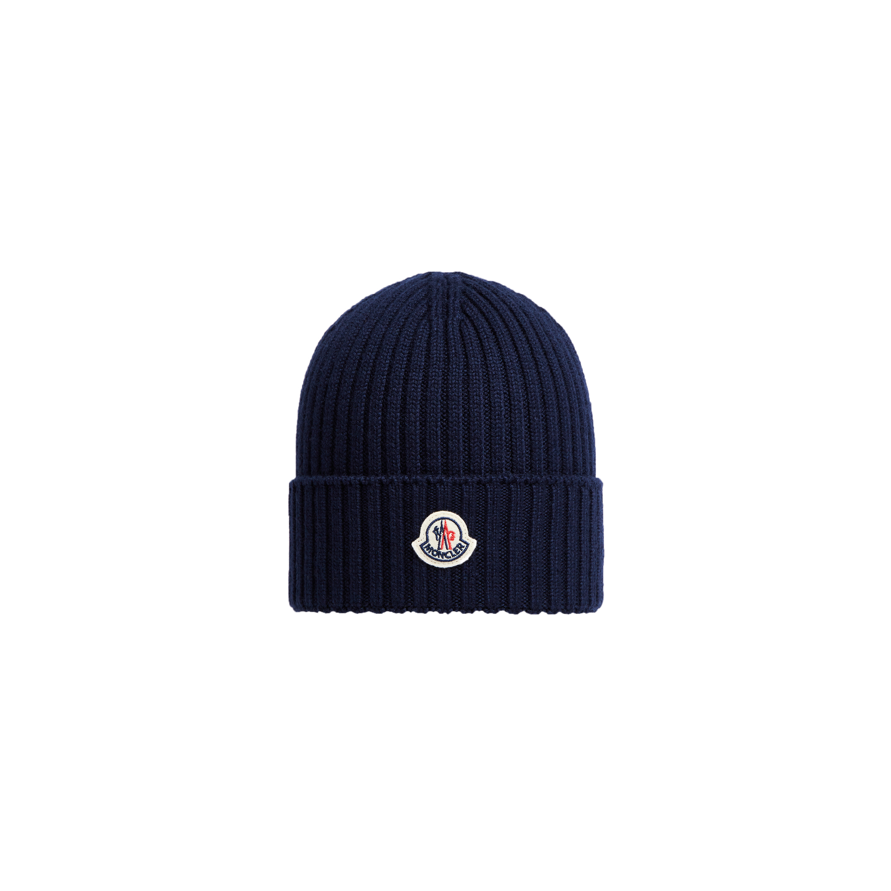 Moncler Kids' Bonnet En Laine In Blue