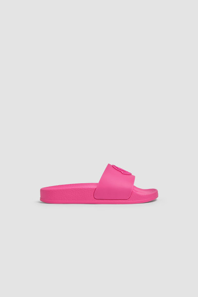 Fuchsia Petit Basile Slides - Accessories & Shoes for Children | Moncler US