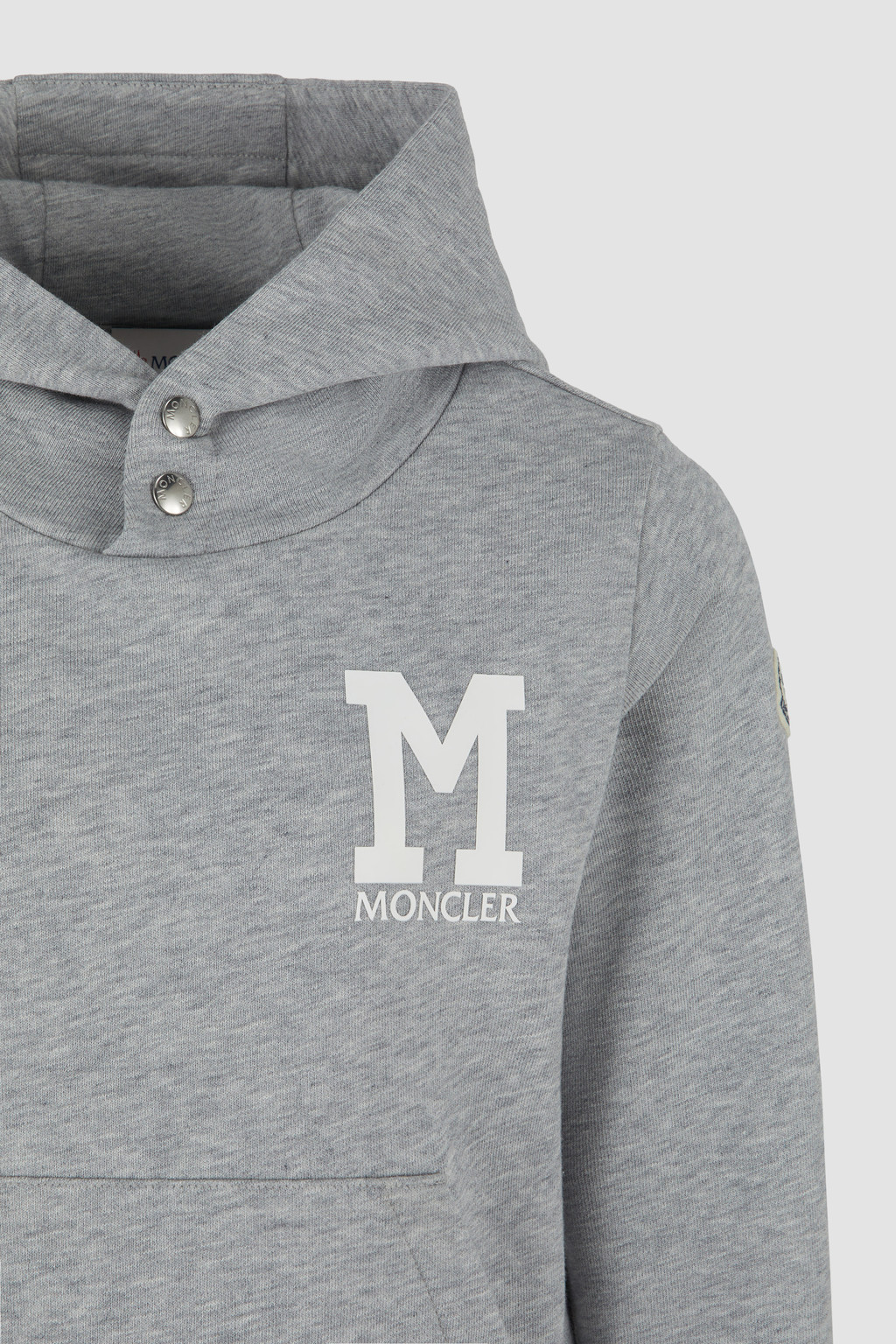 Sweat à Capuche Off-White Garçon - Taille 12 Ans - Blanc Cassé/gris Logo Monstre - Occasion Parfait état