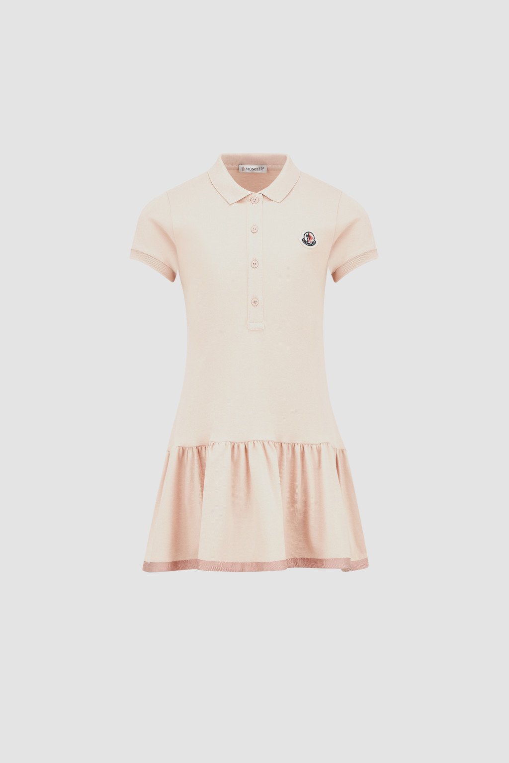 Pink Polo Shirt Dress - Dresses & Skirts for Children | Moncler NL