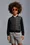 Padded Cotton Zip-Up Cardigan Boy Black Moncler