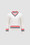 Tricolor Trim Cotton V-Neck Sweater Boy White Moncler
