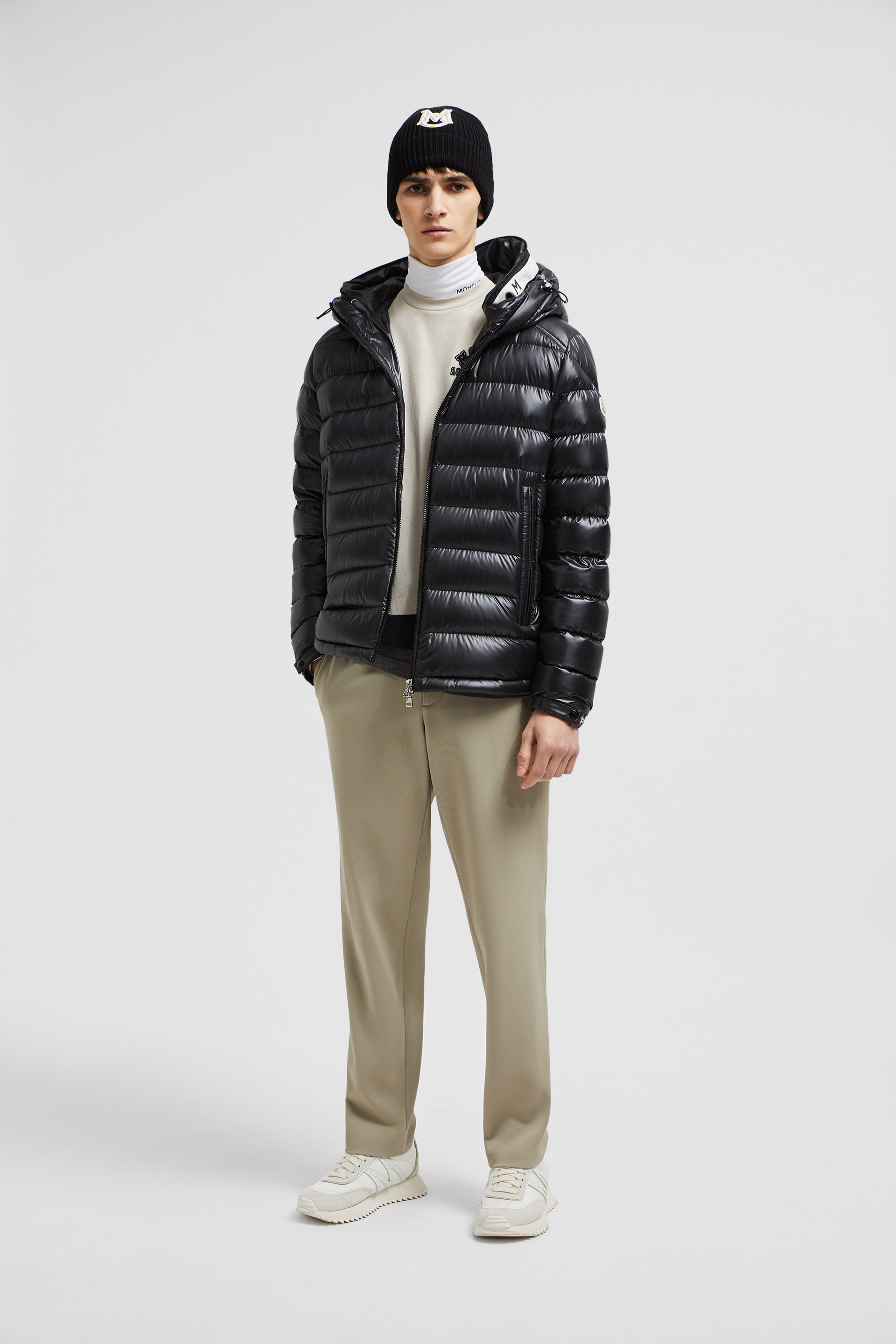 Black Besines Short Down Jacket - Short Down Jackets for Men | Moncler US