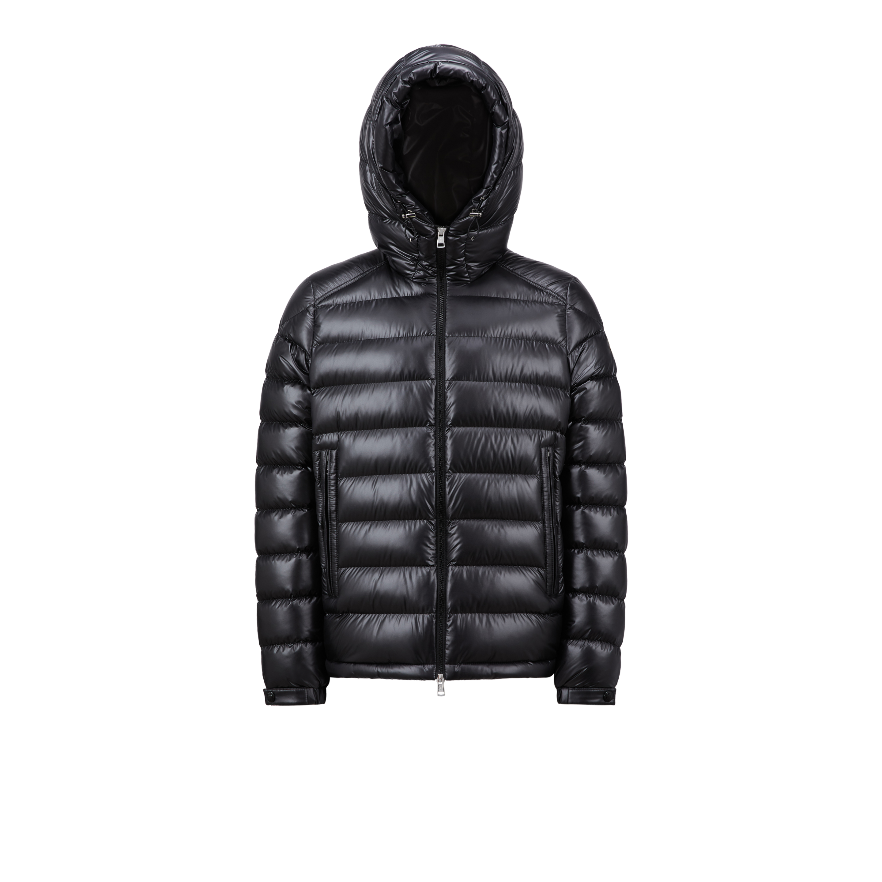 Shop Moncler Collection Besines Short Down Jacket, Men, Black, Size: 6