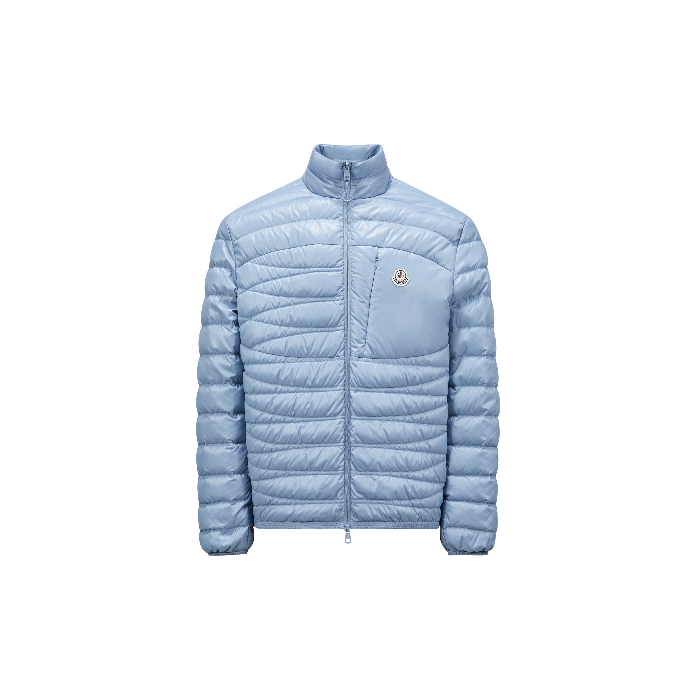 MONCLER COLLECTION LEVECHE SHORT DOWN JACKET BLUE 