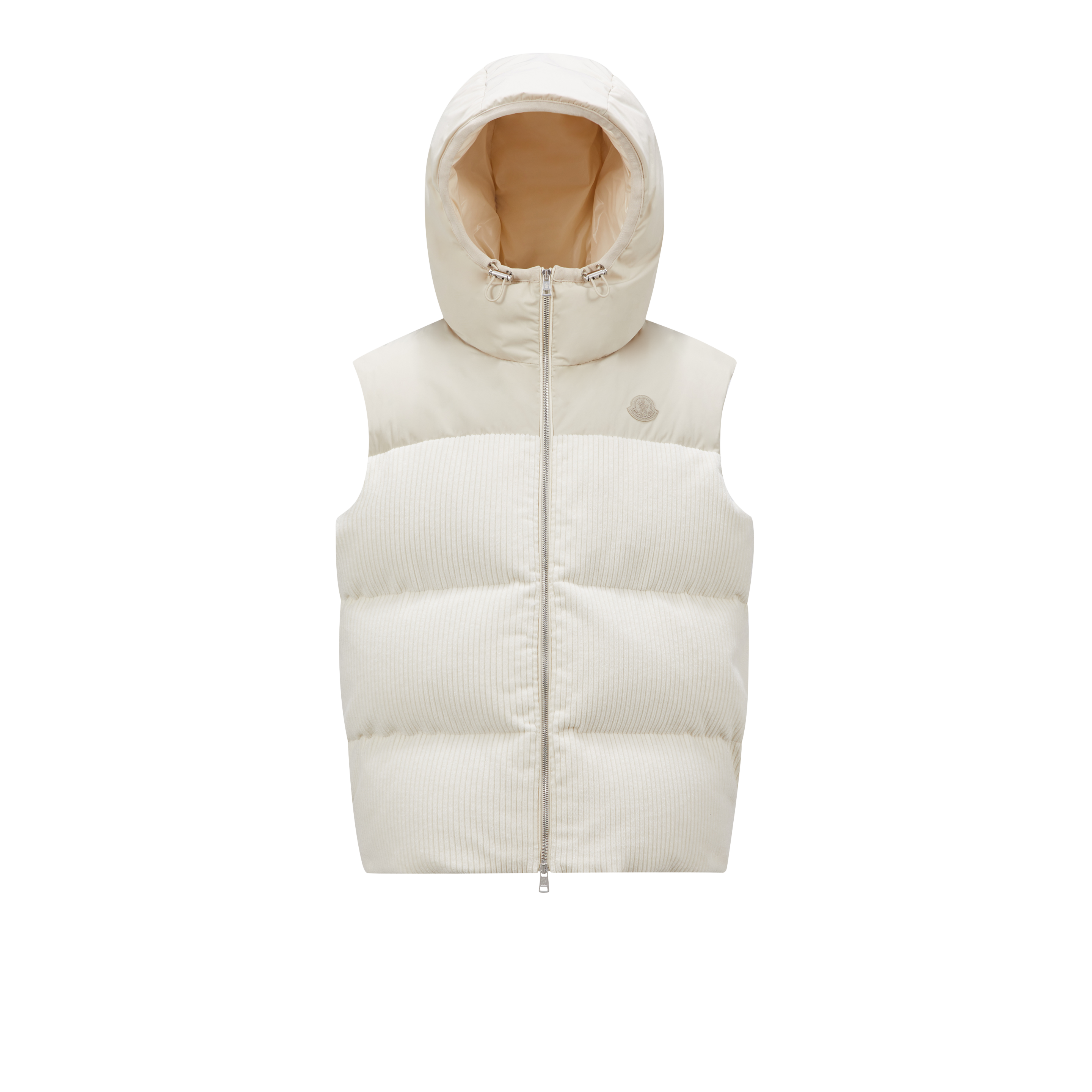 Shop Moncler Collection Doudoune Sans Manches Bentu In White