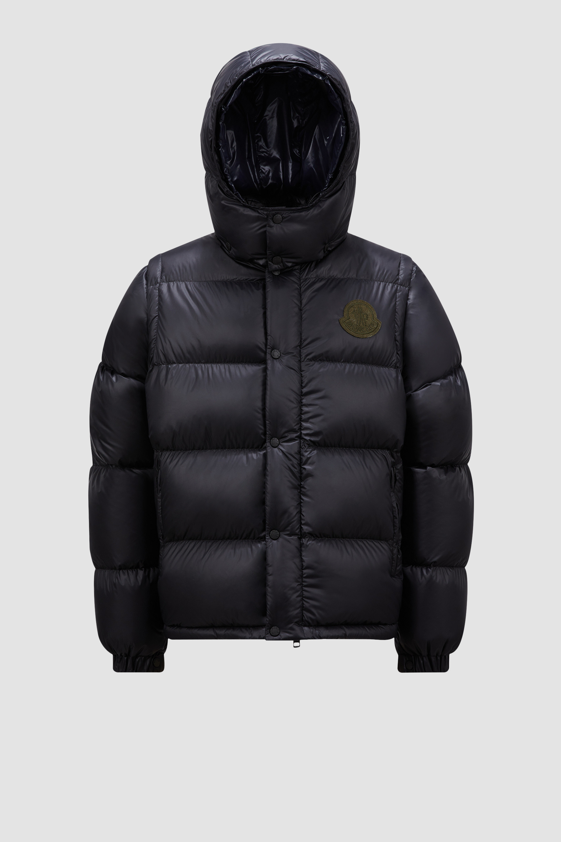 Moncler double logo coat online