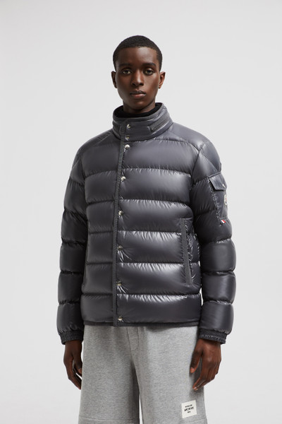 Dark Grey Gourette Wool-Trimmed Short Down Jacket - Short Down Jackets for  Men | Moncler US