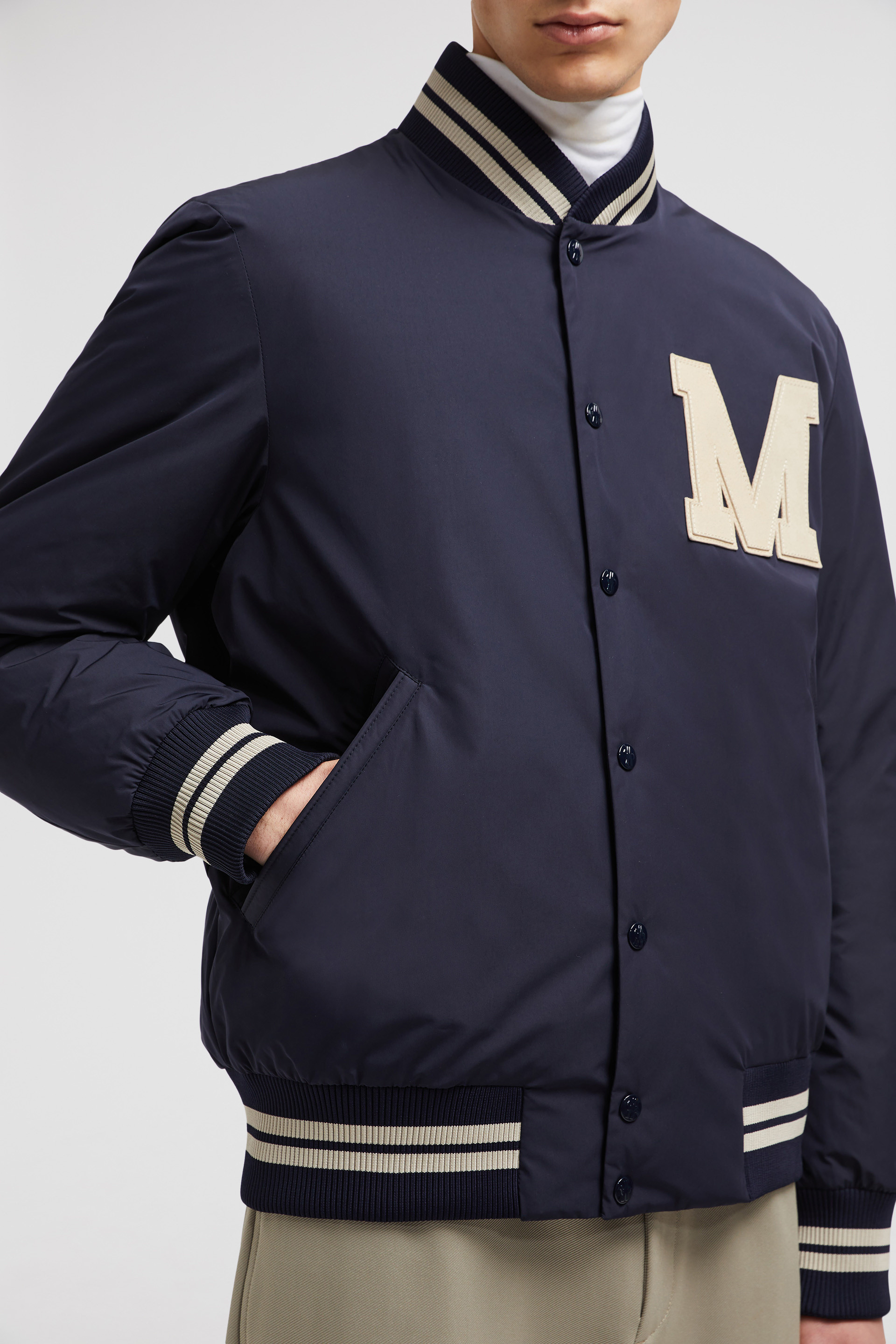 Lateltin Down Varsity Jacket Size 0