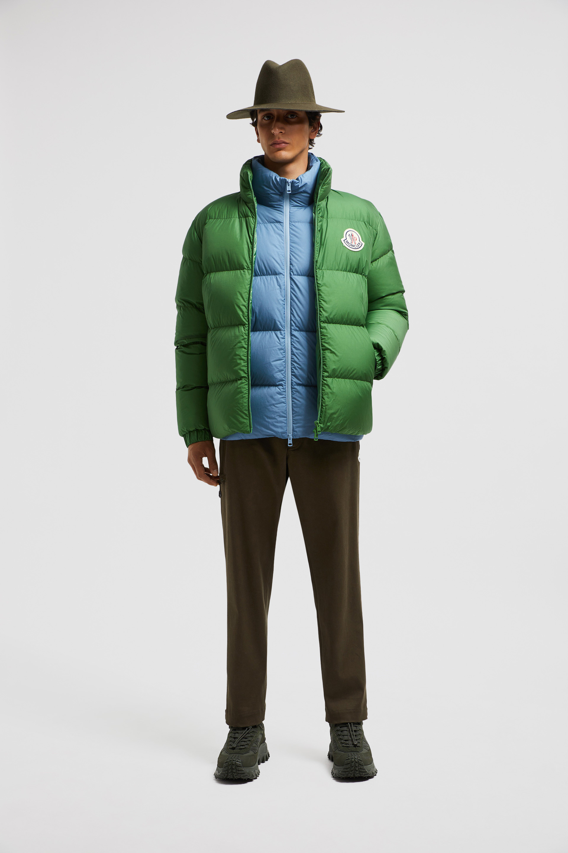 Green Citala Short Down Jacket Short Down Jackets for Men Moncler BE