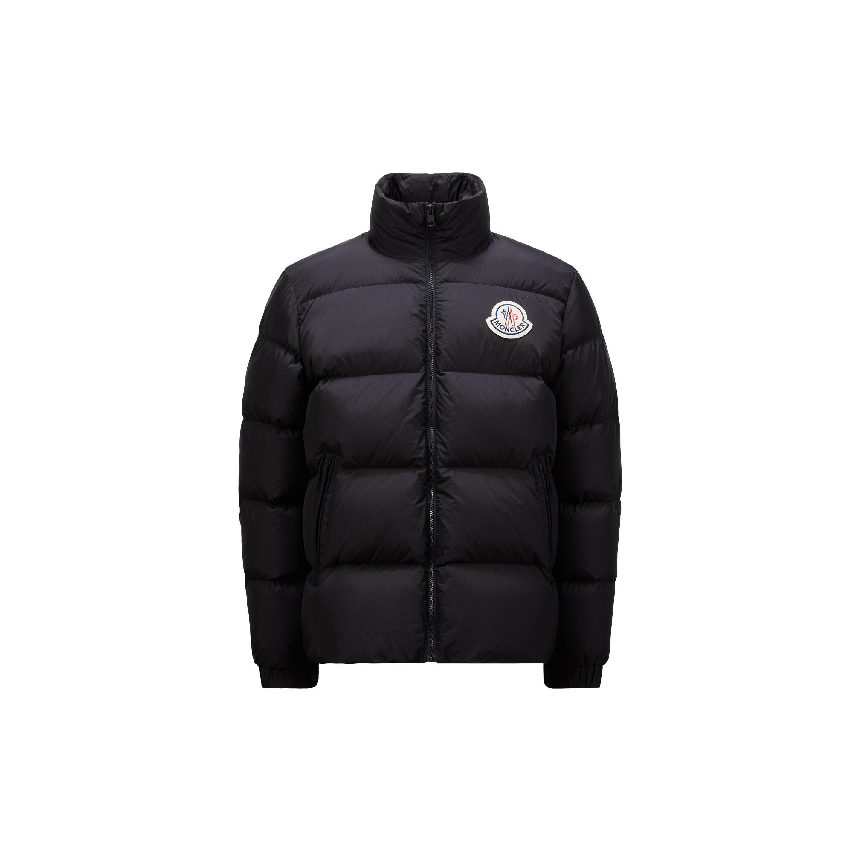 Shop Moncler Collection Citala Short Down Jacket, Men, Black, Size: 7