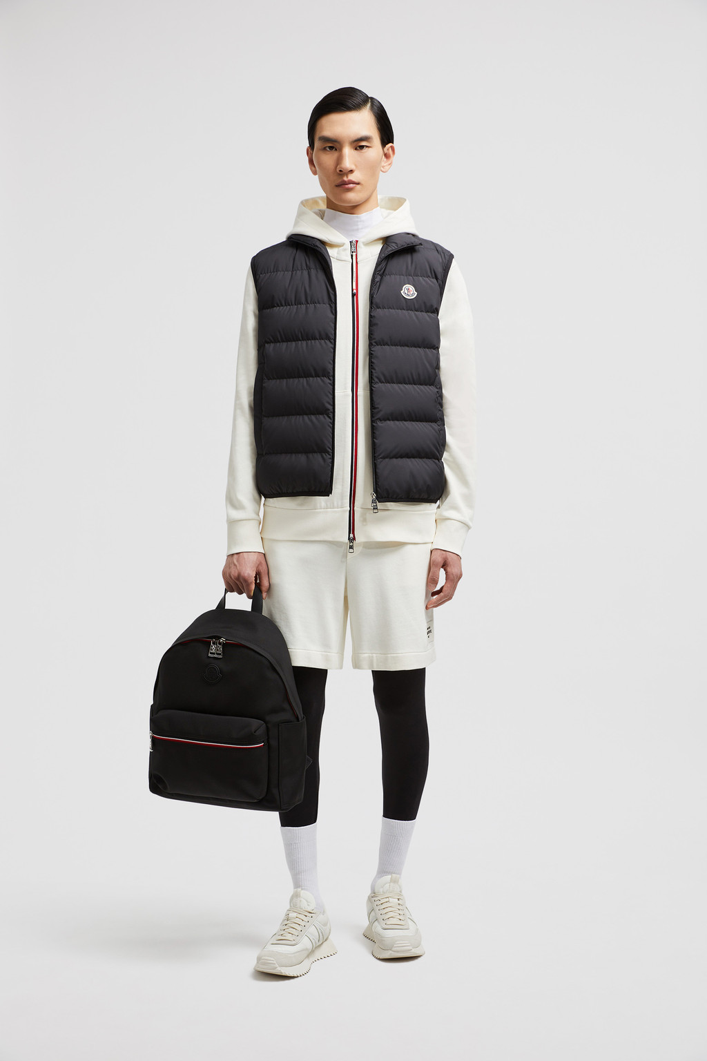 Doudoune moncler homme grise best sale