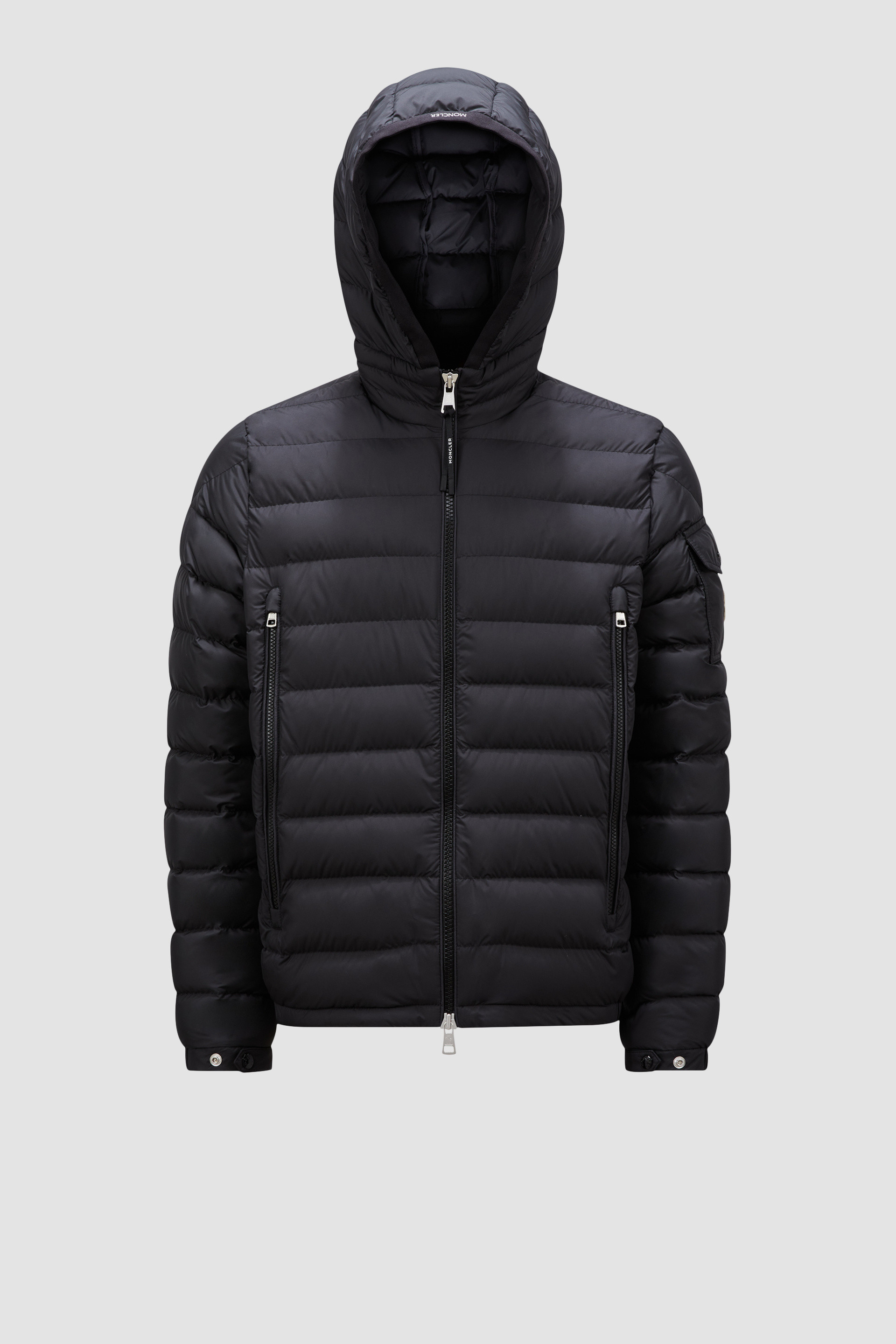 Black Galion Short Down Jacket - Short Down Jackets for Men | Moncler US