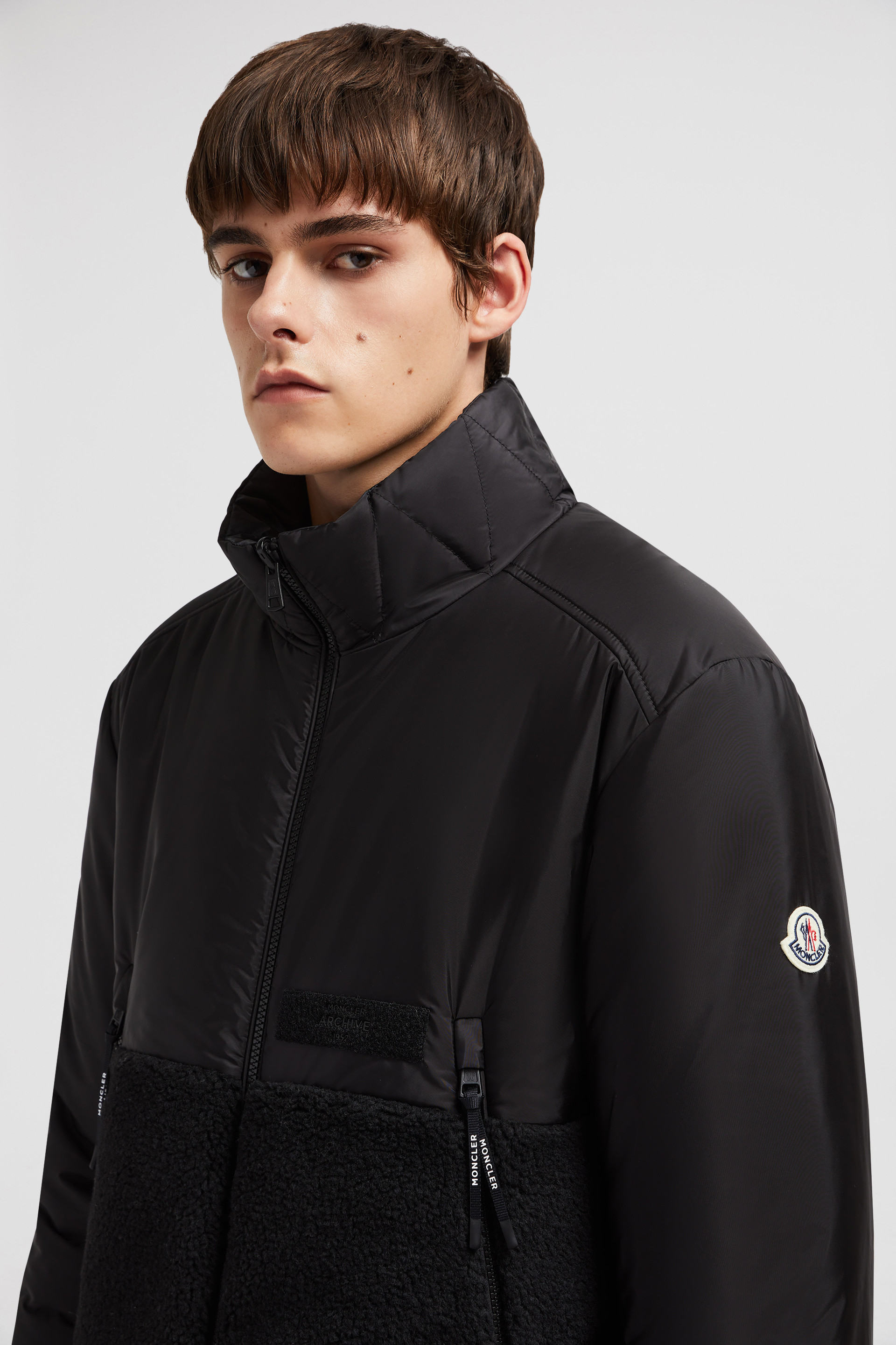 Black Vallorch Reversible Short Down Jacket - Short Down