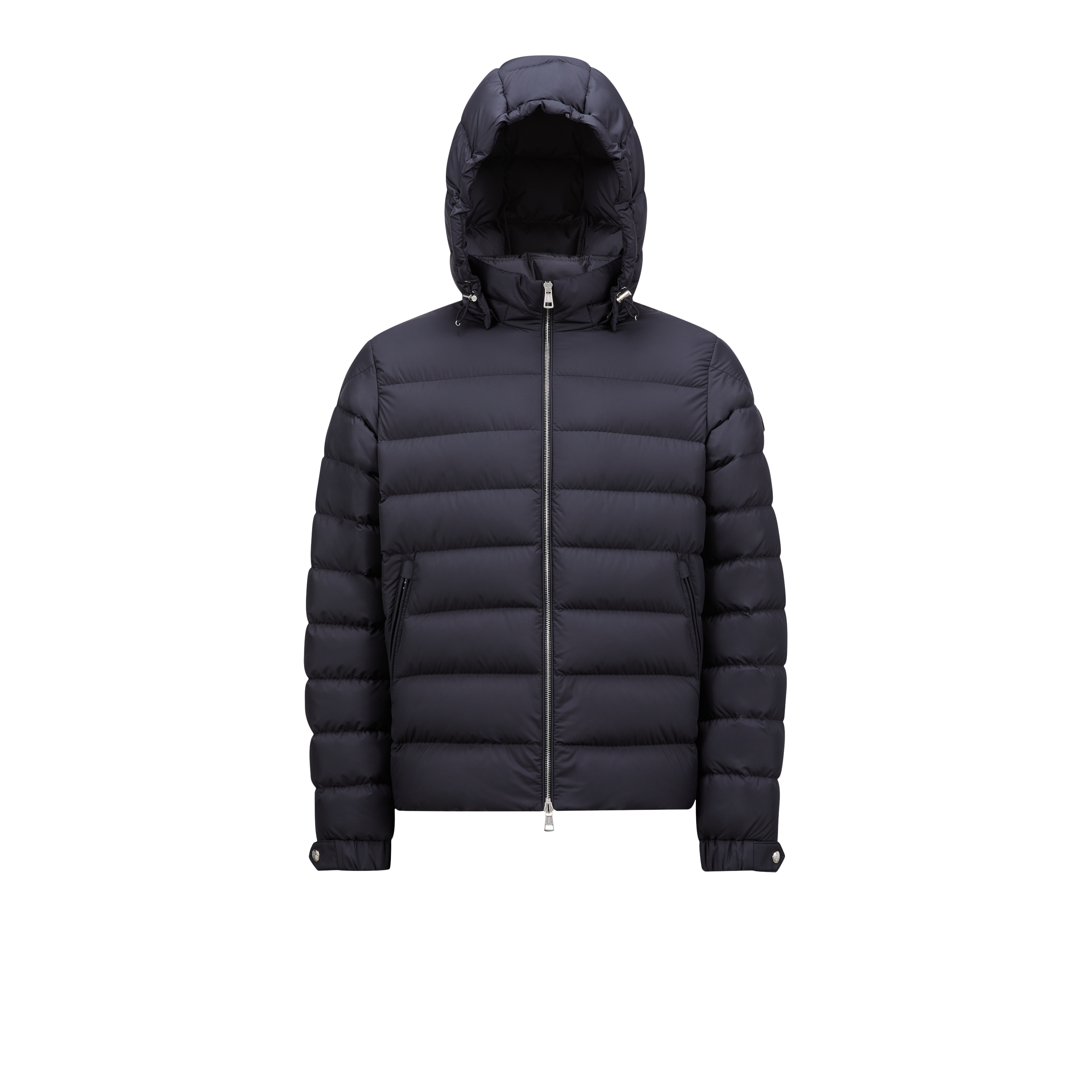Moncler Doudoune Courte À Capuche Arneb In Blue