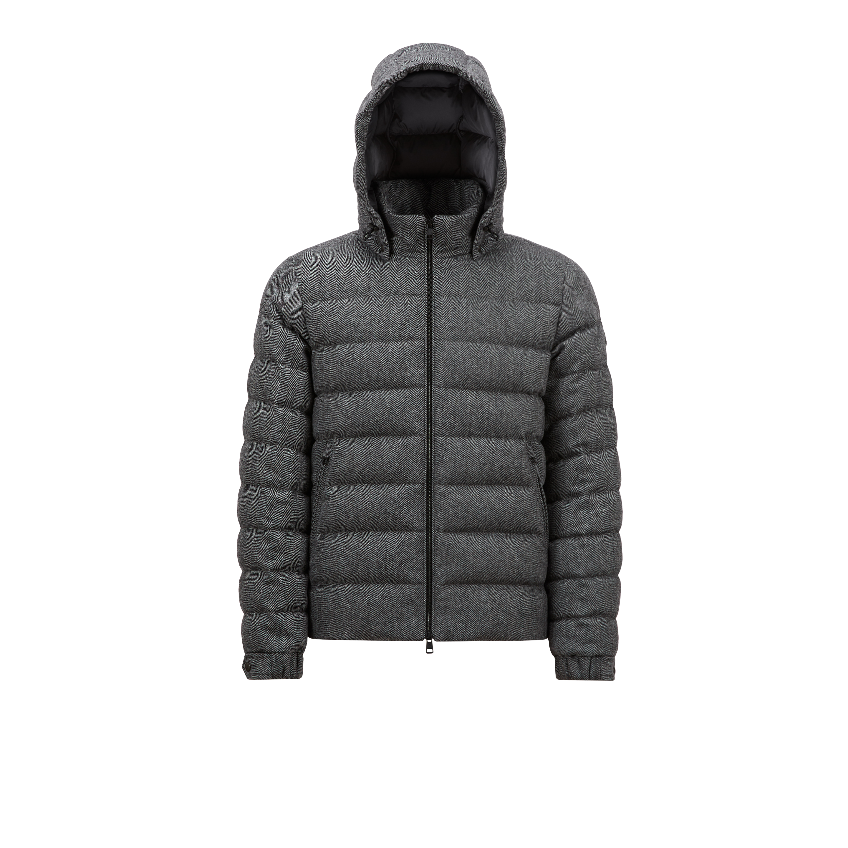 Moncler Collection Doudoune Courte Arneb En Laine In Black