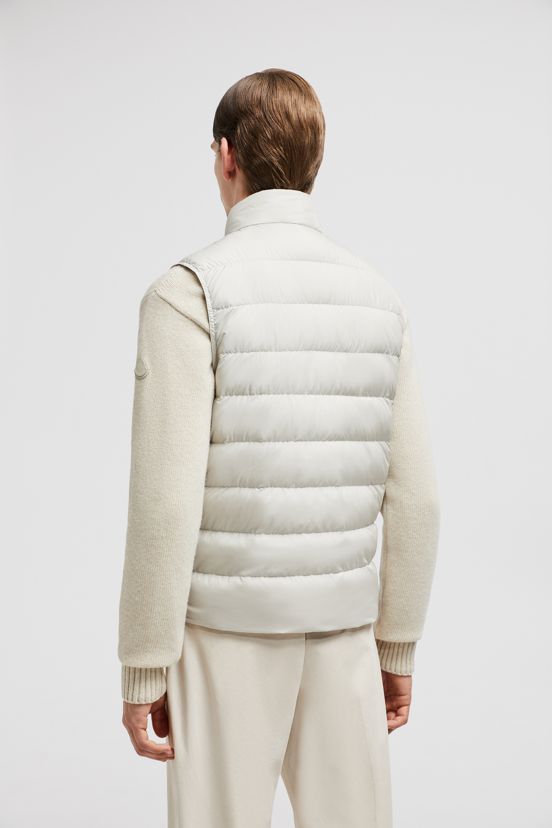 Off White Treompan Down Gilet Vests for Men Moncler SE