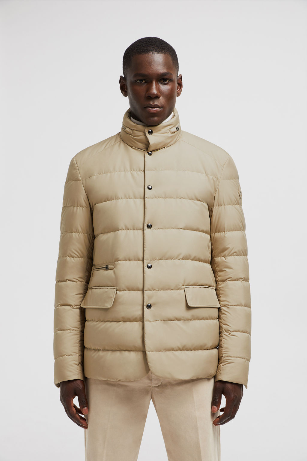 Piumino Malinvern Beige Piumini Corti Uomo Moncler IT