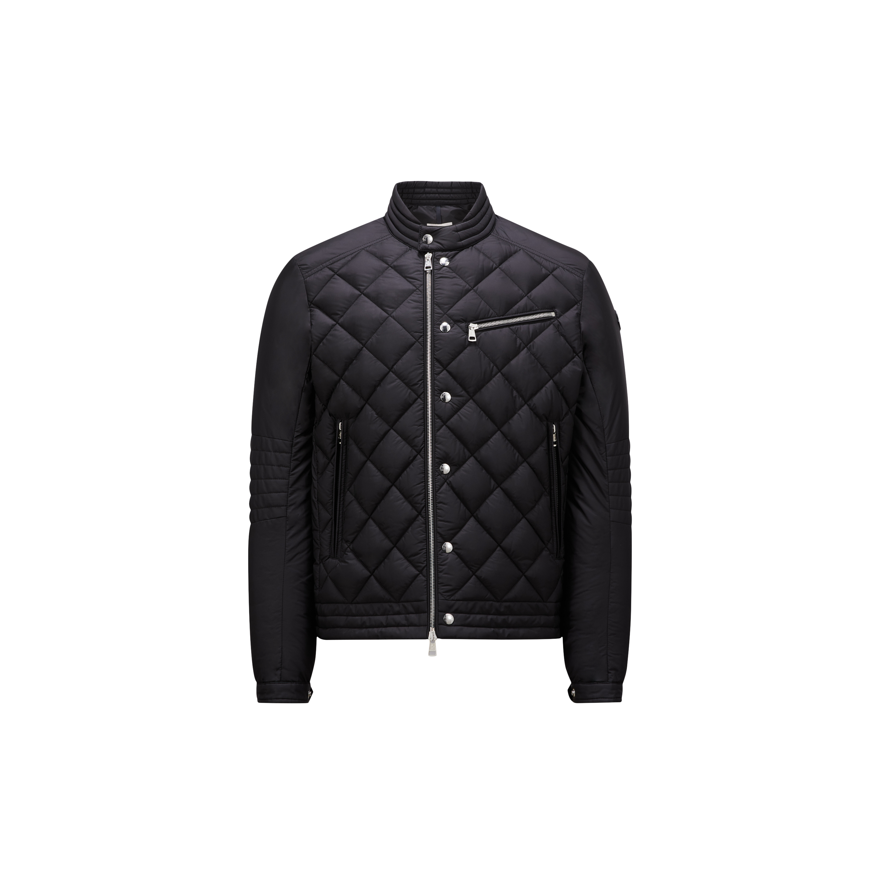 Shop Moncler Collection Vulpie Short Down Jacket Black