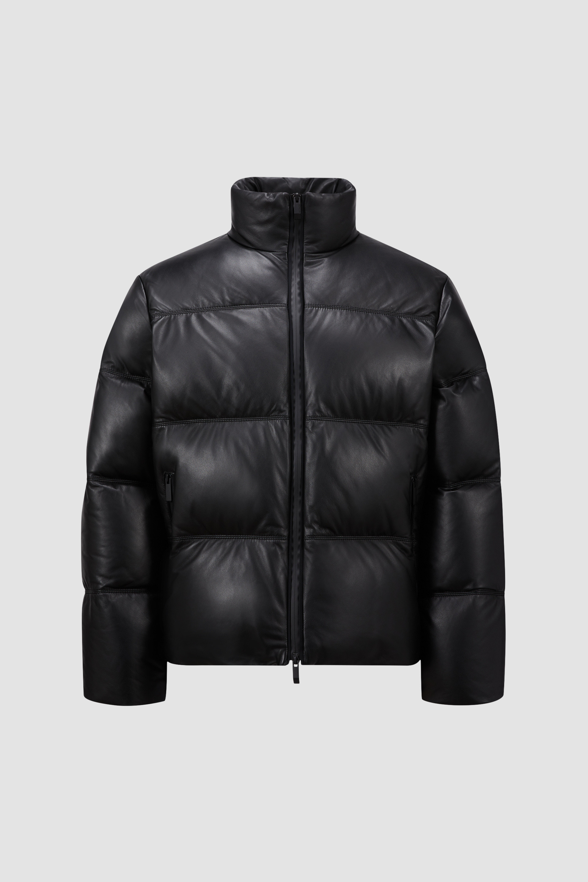 Moncler jacket leather best sale